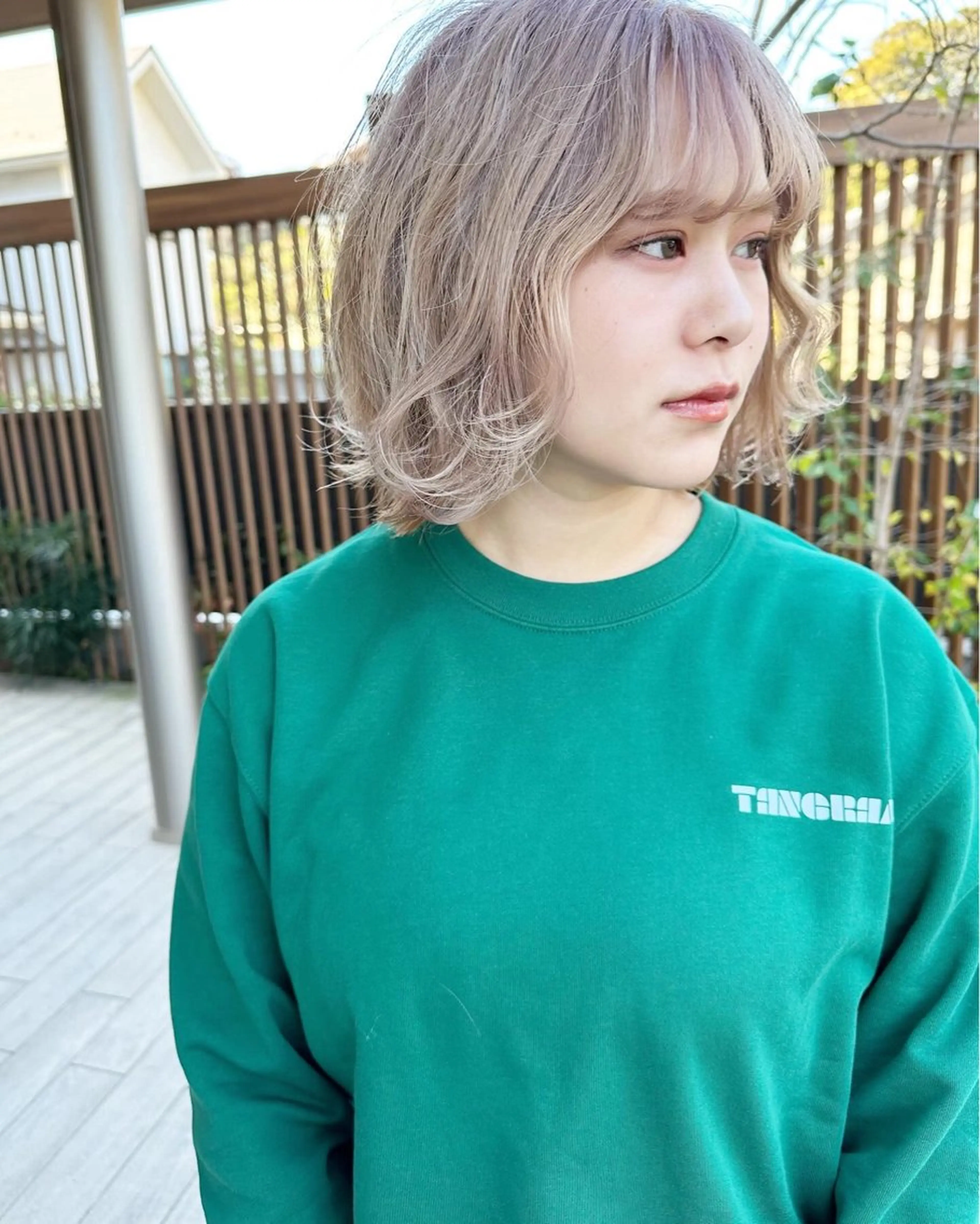 【ブリーチなしダブルカラー】寒色カラー🫒🌿❄️ミニモ学割、モデル様価格でご案内しております!の写真