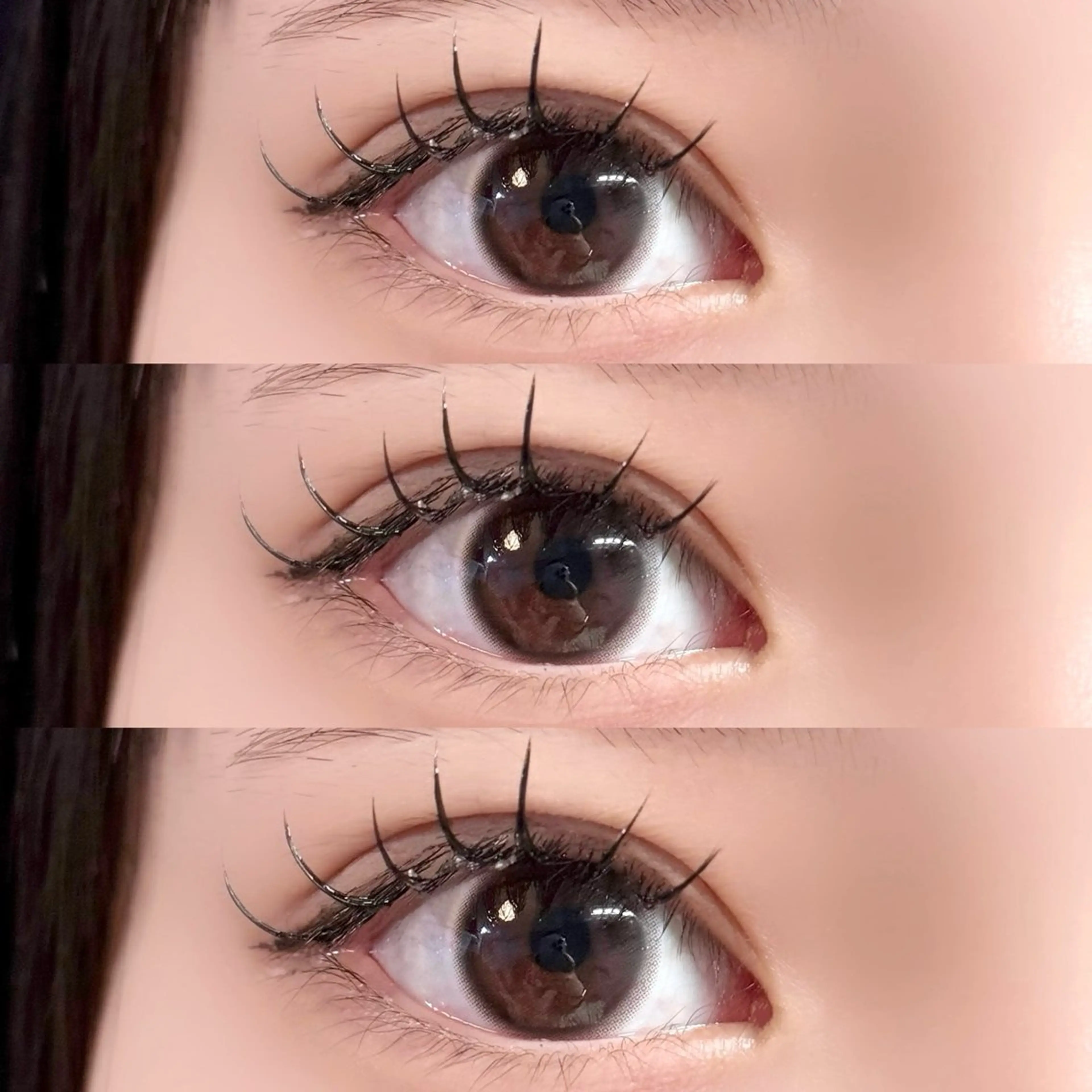 マツエク・マツパ 束感まつ毛 フラットラッシュ 韓国風マツエク マツエク téa. -eyeroom-所属・téa. reina/表参道のマツエク・マツパデザイン