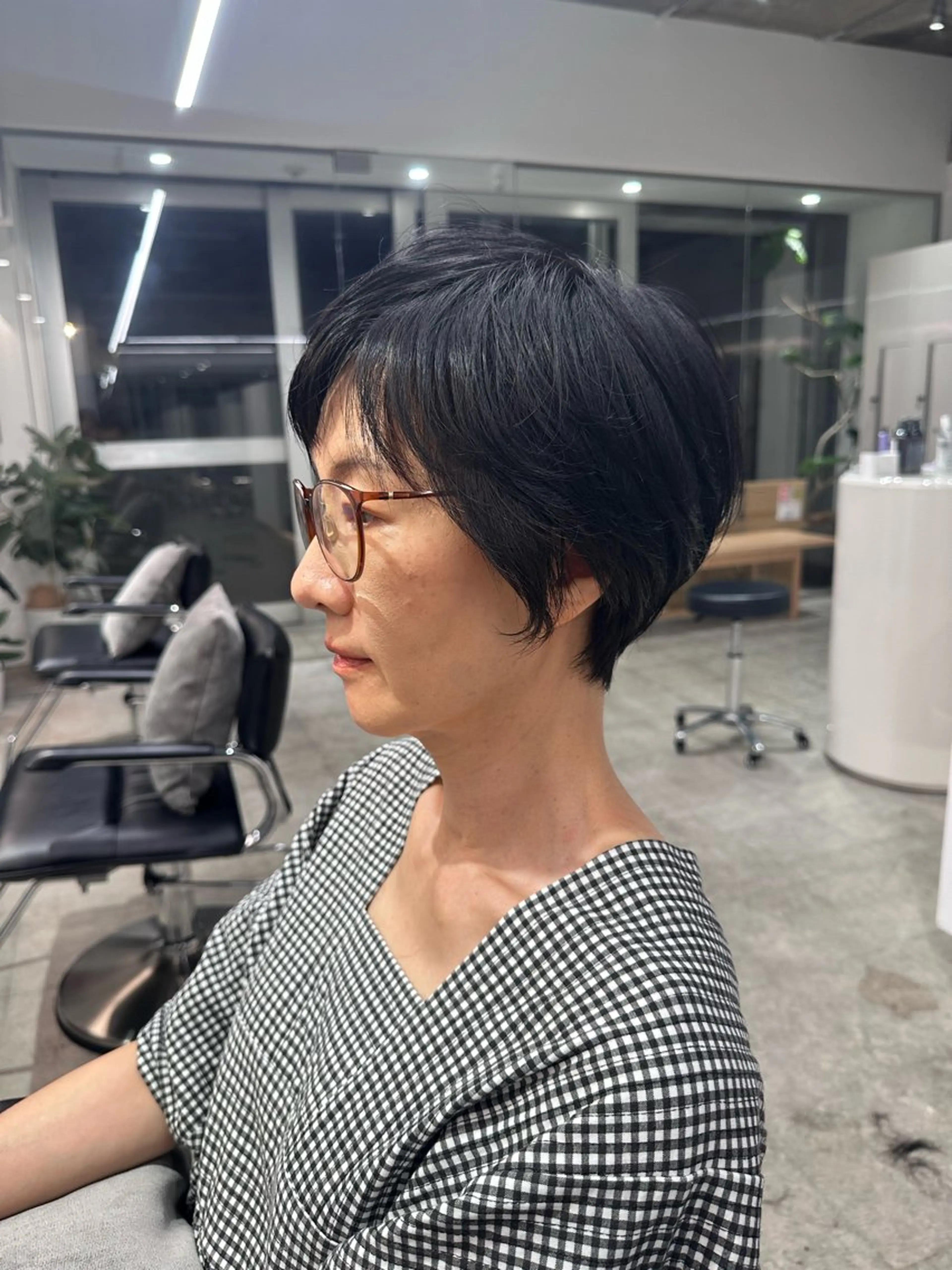 ショート mio/【日本橋】 パーマモデルのヘアスタイル