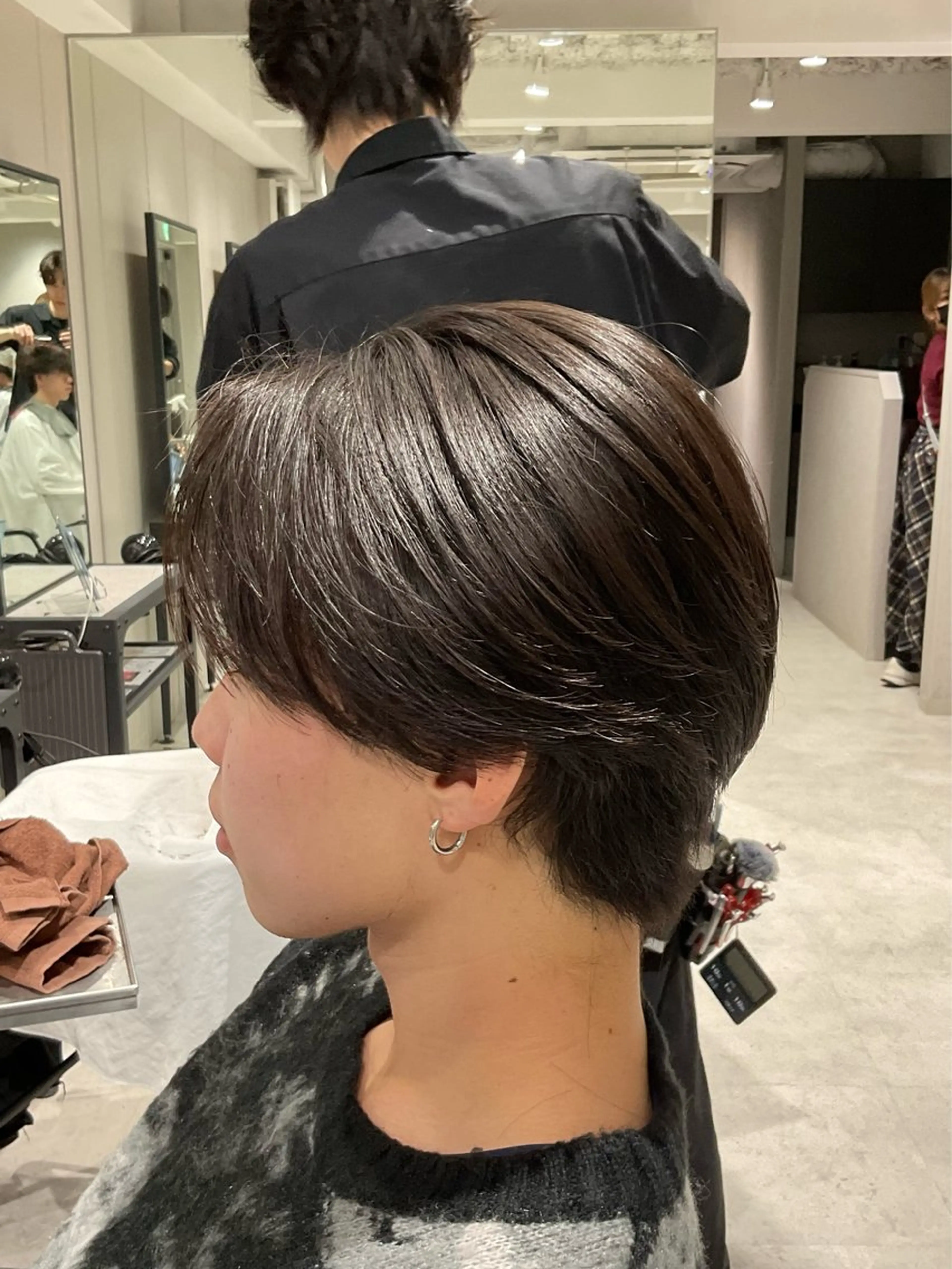 メンズ カット 縮毛矯正 毛流れパーマ/曲がる 縮毛矯正/原田海朱のヘアスタイル