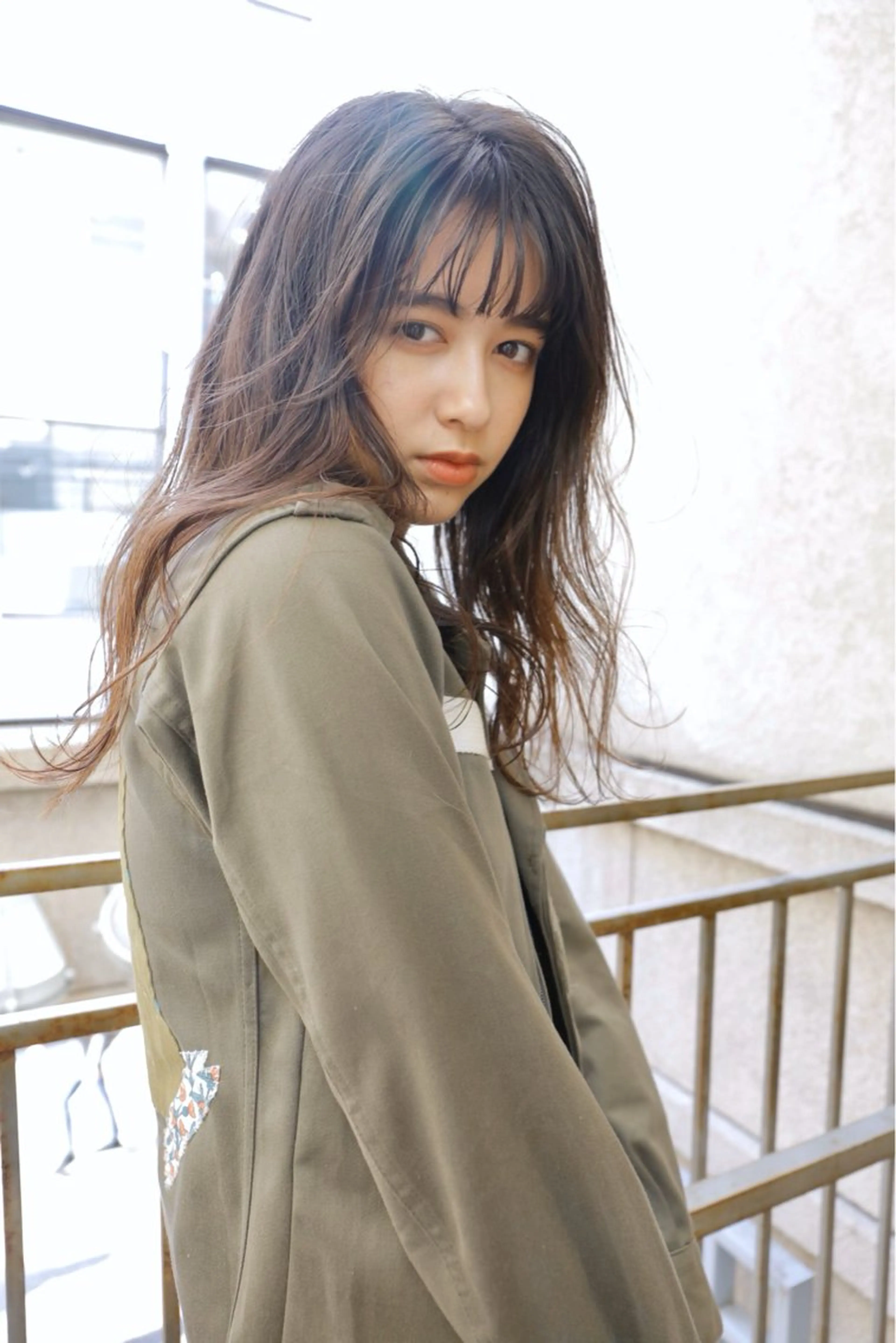 ロング カラー ベージュカラー ヘアカラー 福岡美容室 Daisy duexのヘアスタイル