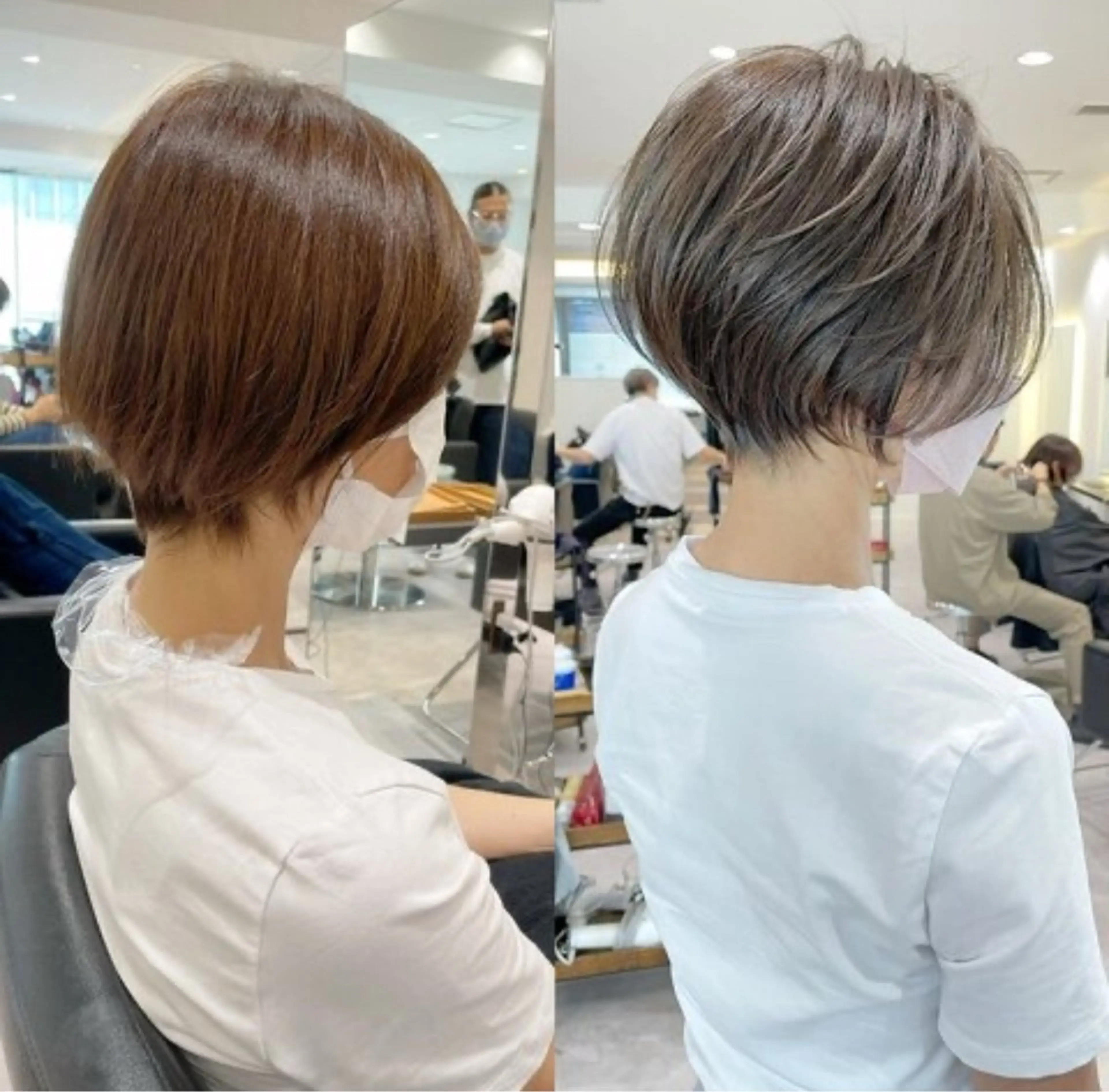 ショート カット ヘアカラー 🫧安野祥華 銀座大人ショート🫧のヘアスタイル