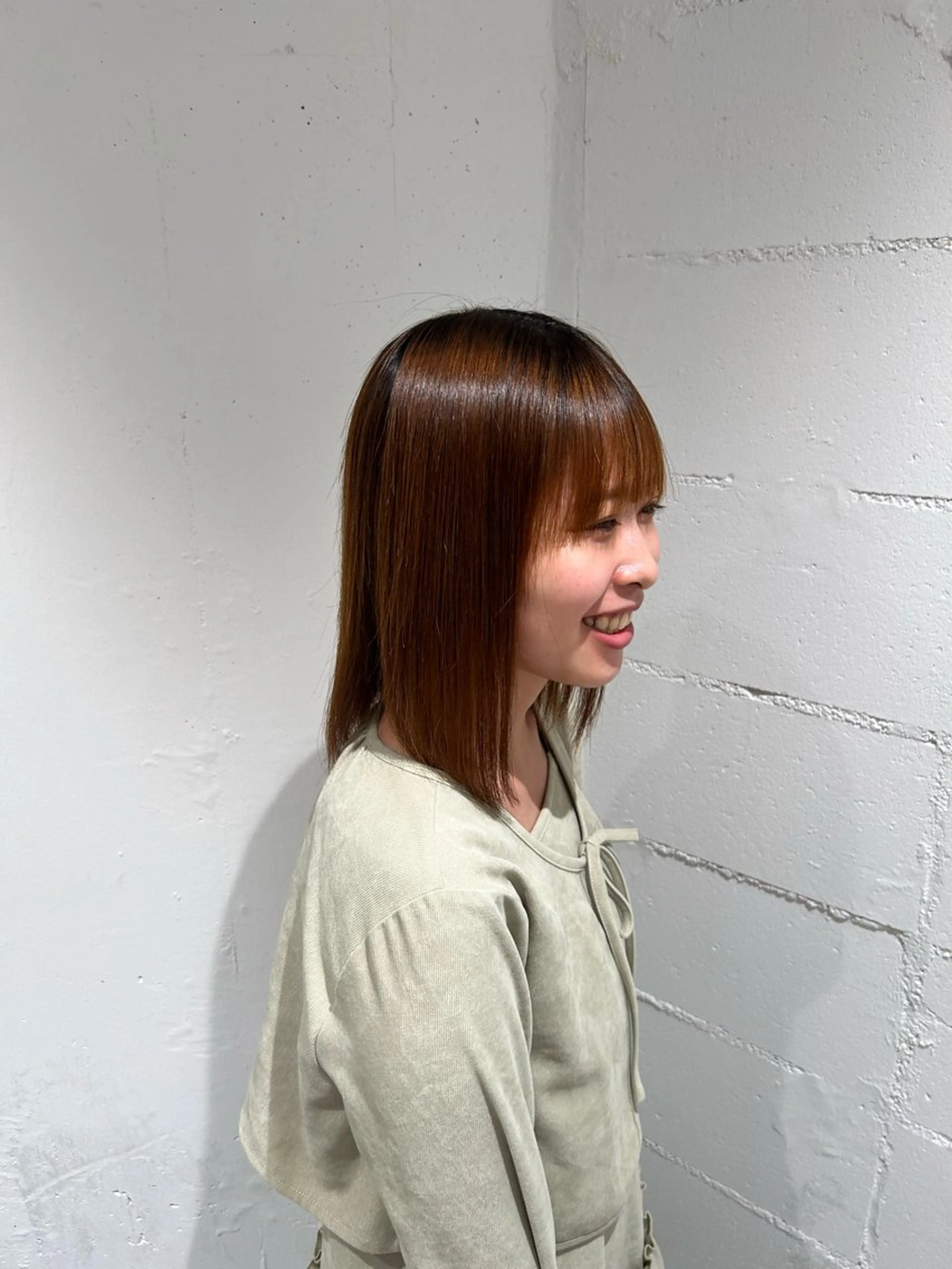 ミディアム 🌷下野 莉果/ボブ /パーマ/メンズ🌷のヘアスタイル