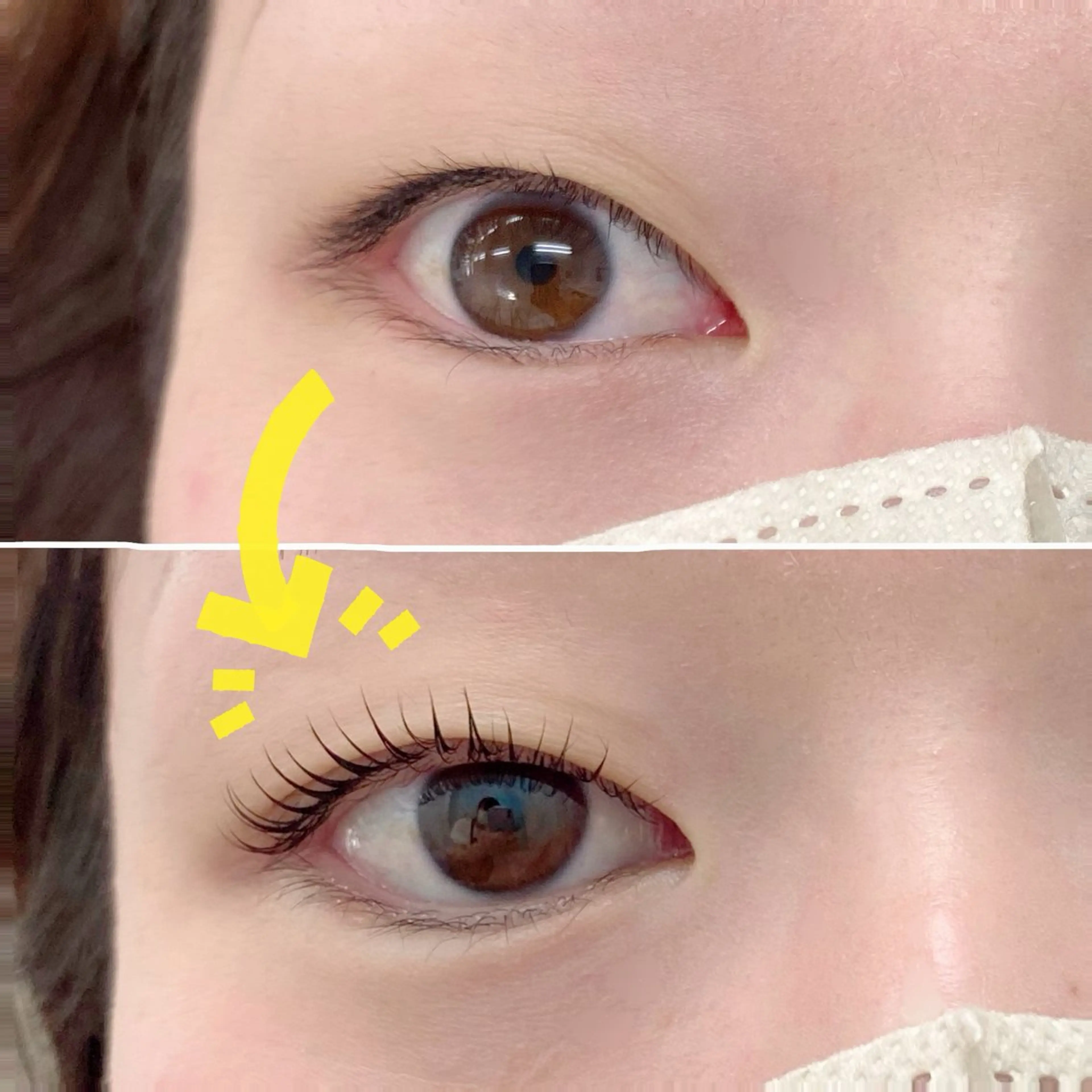 マツエク・マツパ rich to 井上　千鶴のマツエク・マツパデザイン