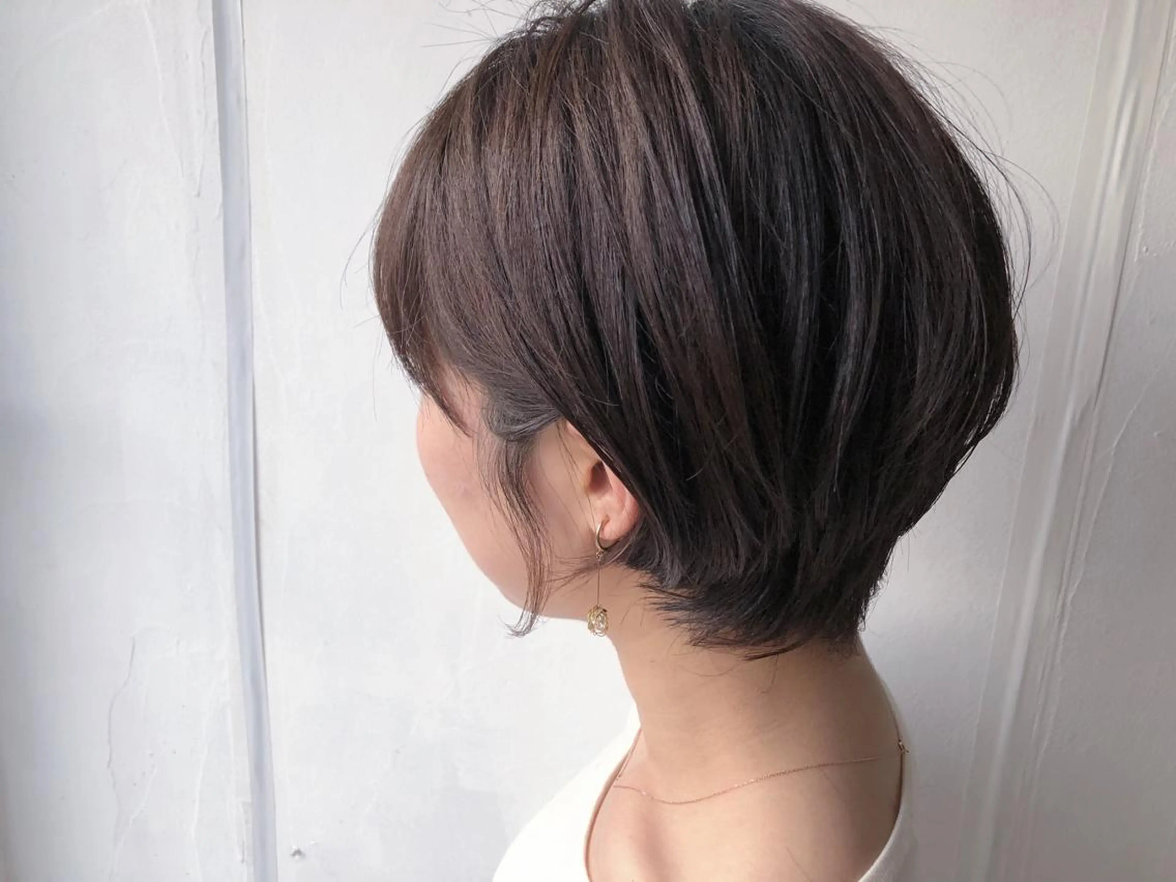 ショート ショートボブ ボブ ショートヘア カット 関 京磨のヘアスタイル