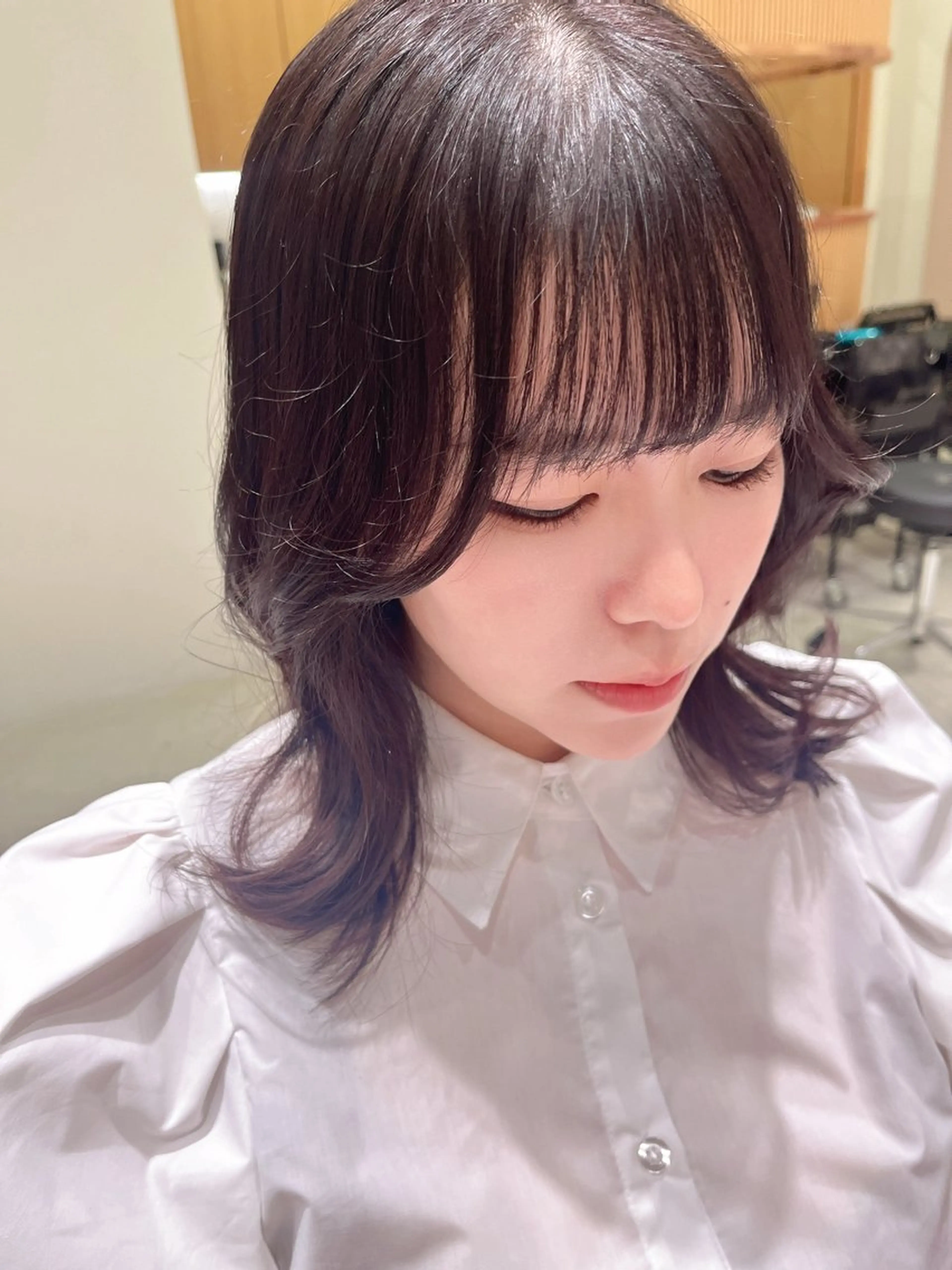 セミロング ramphy 加藤 美羽のヘアスタイル