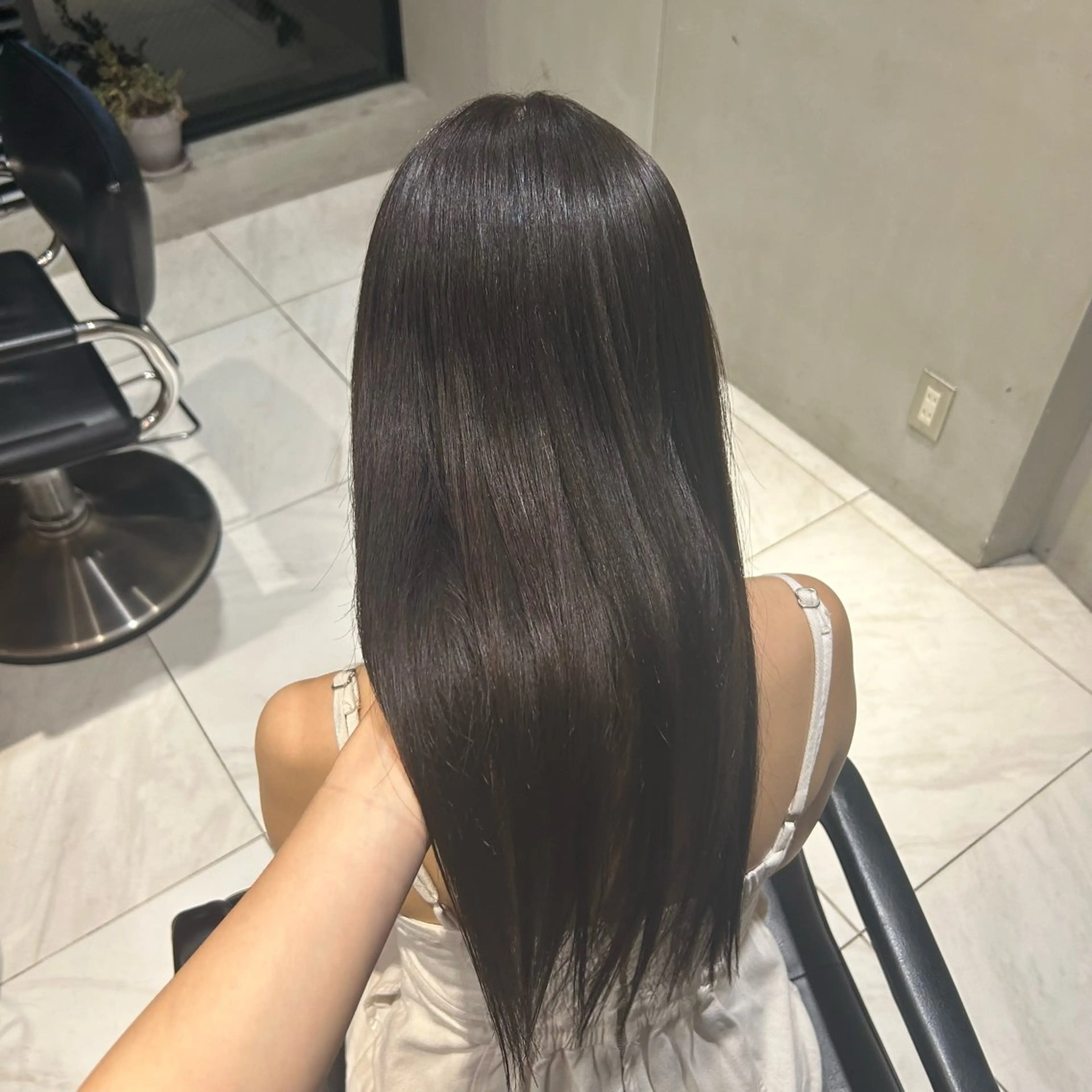 ロング 縮毛矯正 艶カラー /　kokona🤍のヘアスタイル