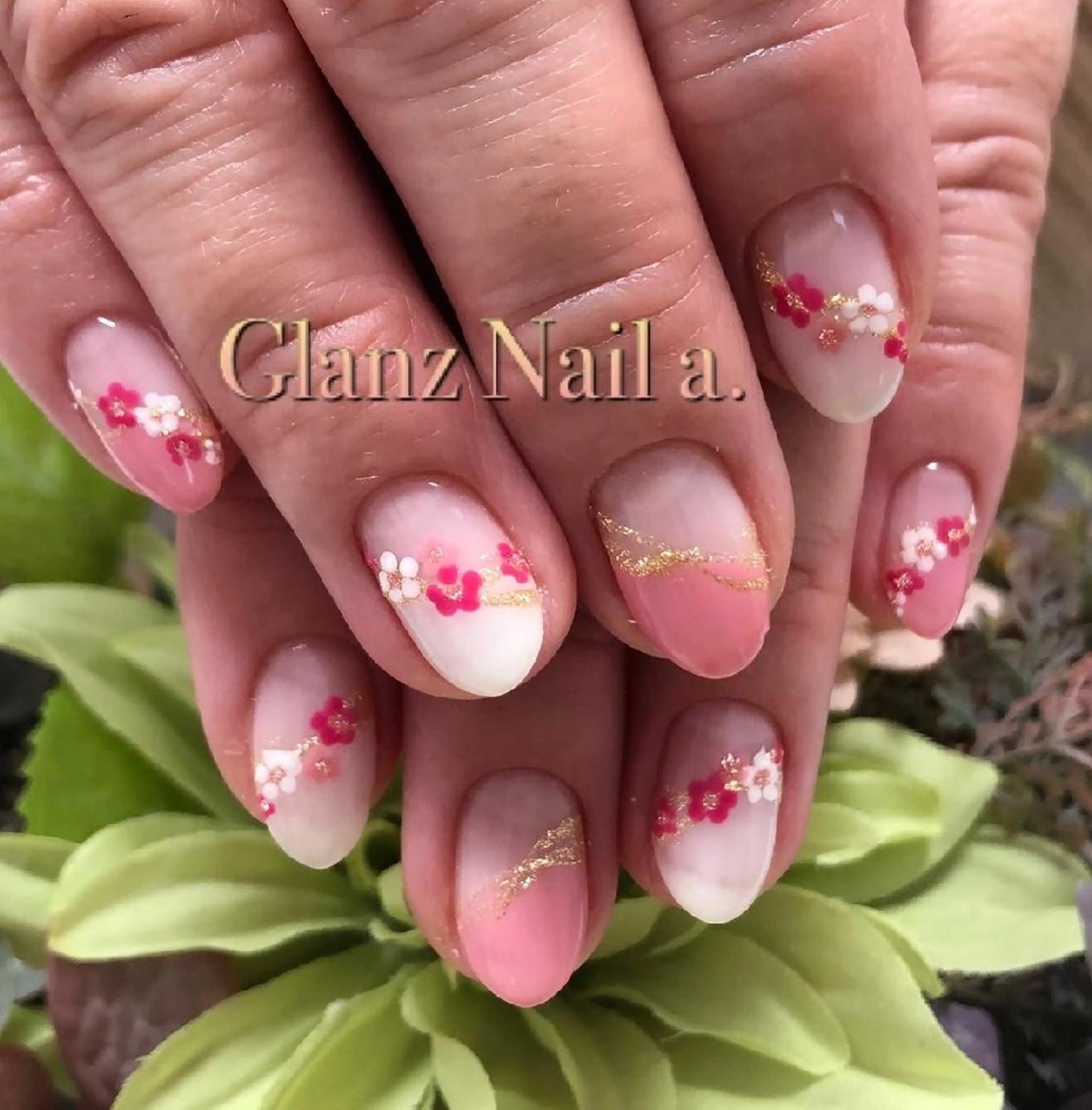 ネイル アートネイル Glanz  Nail aのネイルデザイン