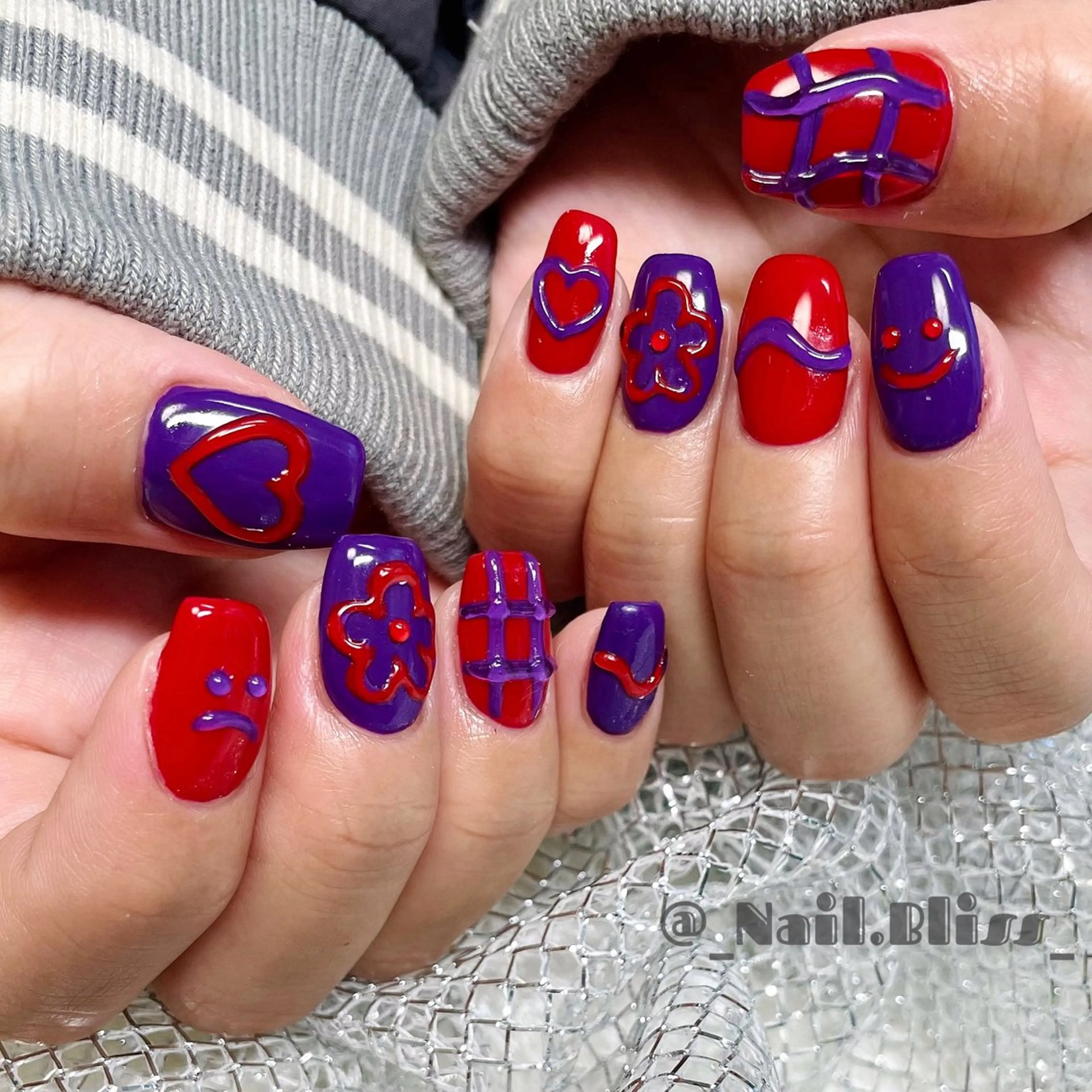 ネイル 持ち込み ハンドネイル NAIL BLISSのネイルデザイン