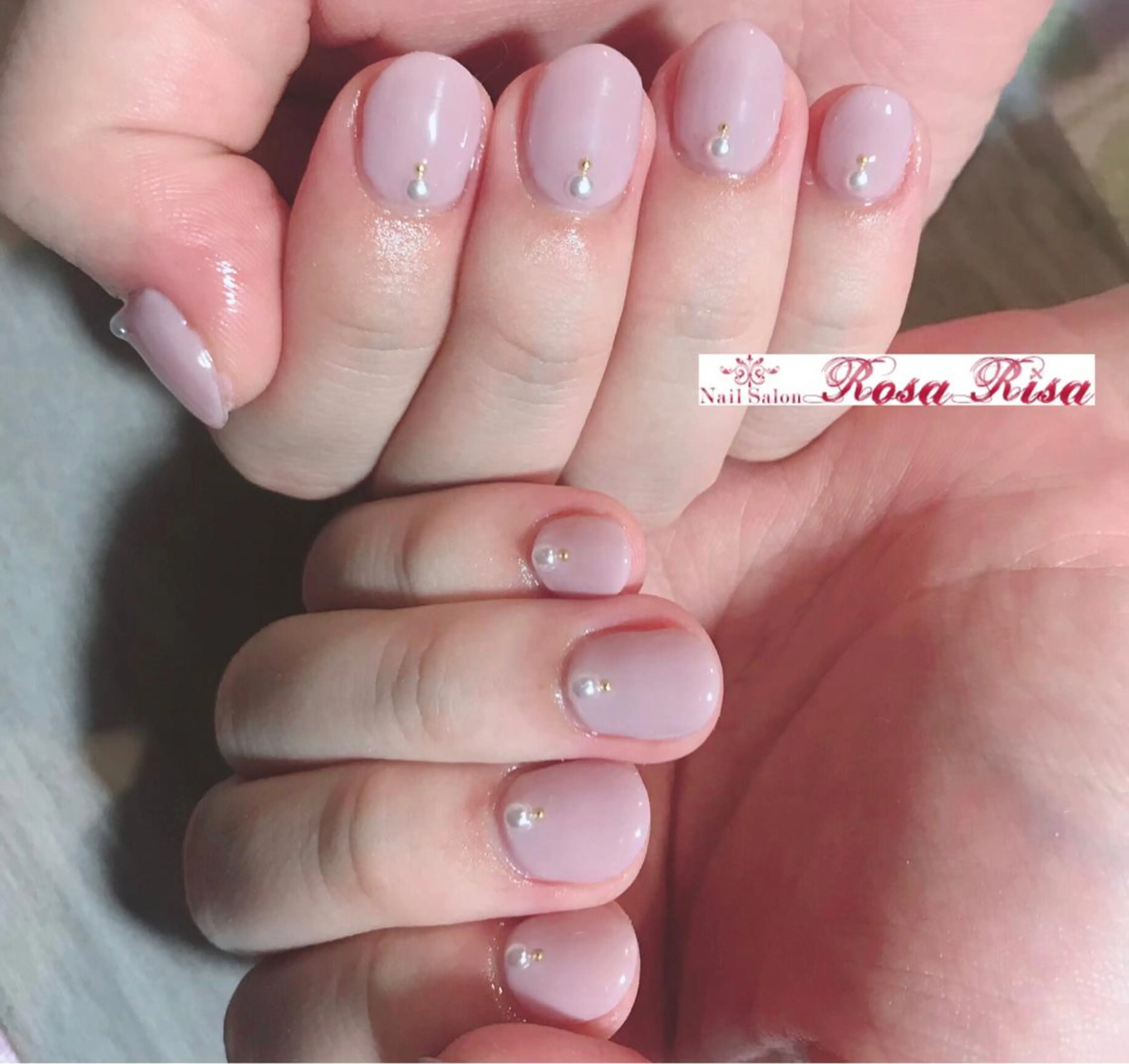 ショート ネイル ピンク ネイルスタジオ シェイクユアハンズのネイルデザイン