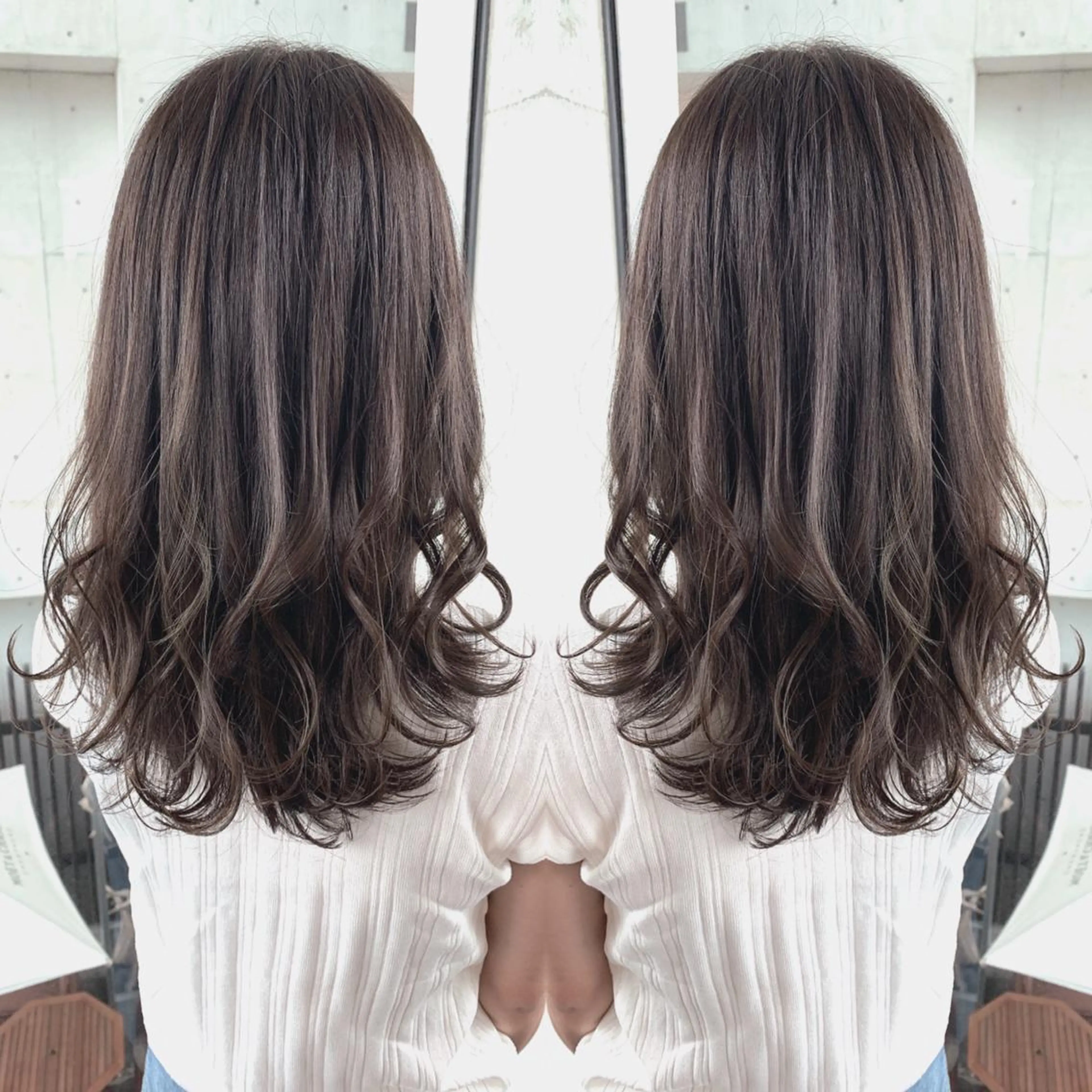 ロング Merci メルシー 福岡、今泉のヘアスタイル