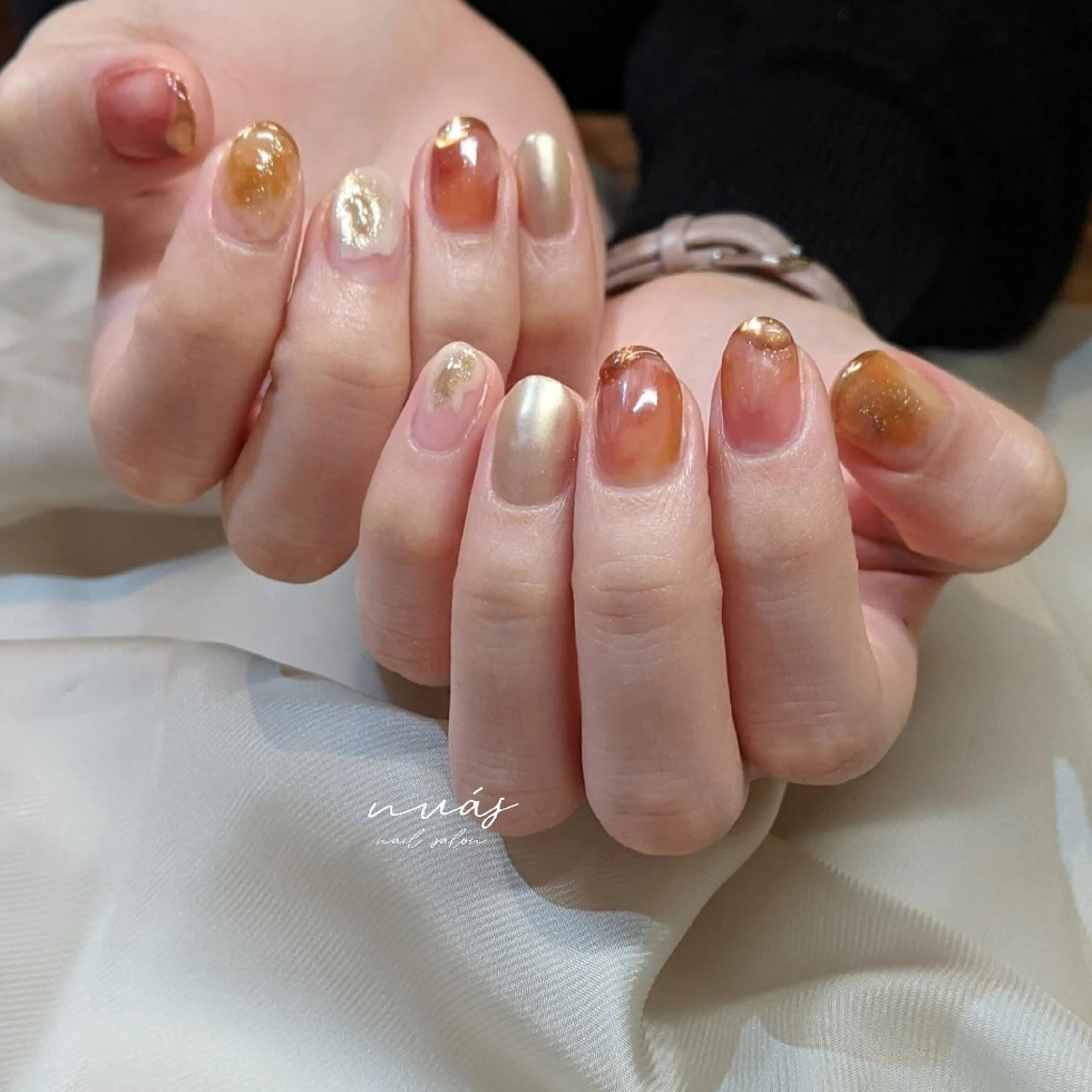 ネイル ハンドネイル nuás nail & eyeのネイルデザイン