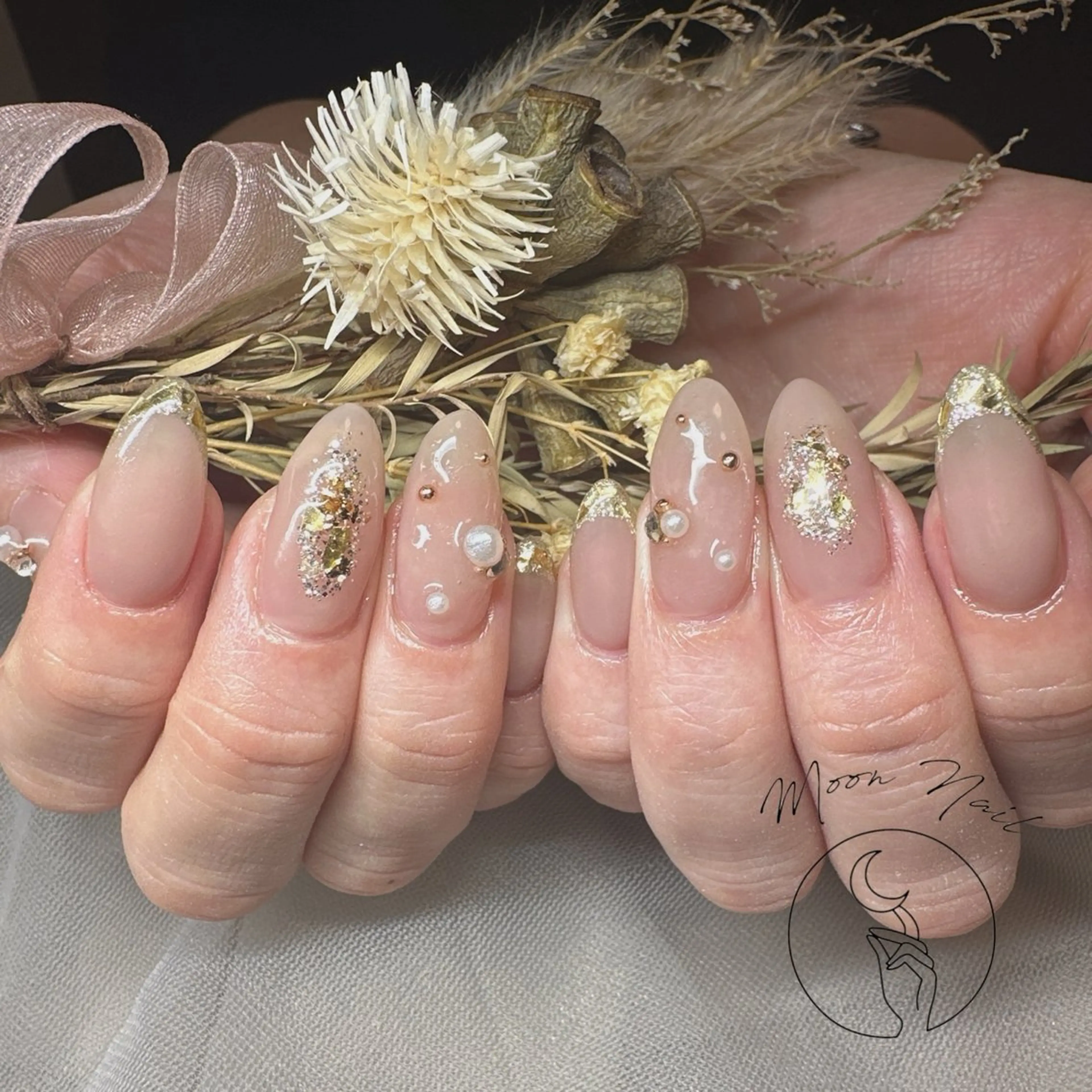 ネイル ハンドネイル Moon  Nail /栄　大須のネイルデザイン