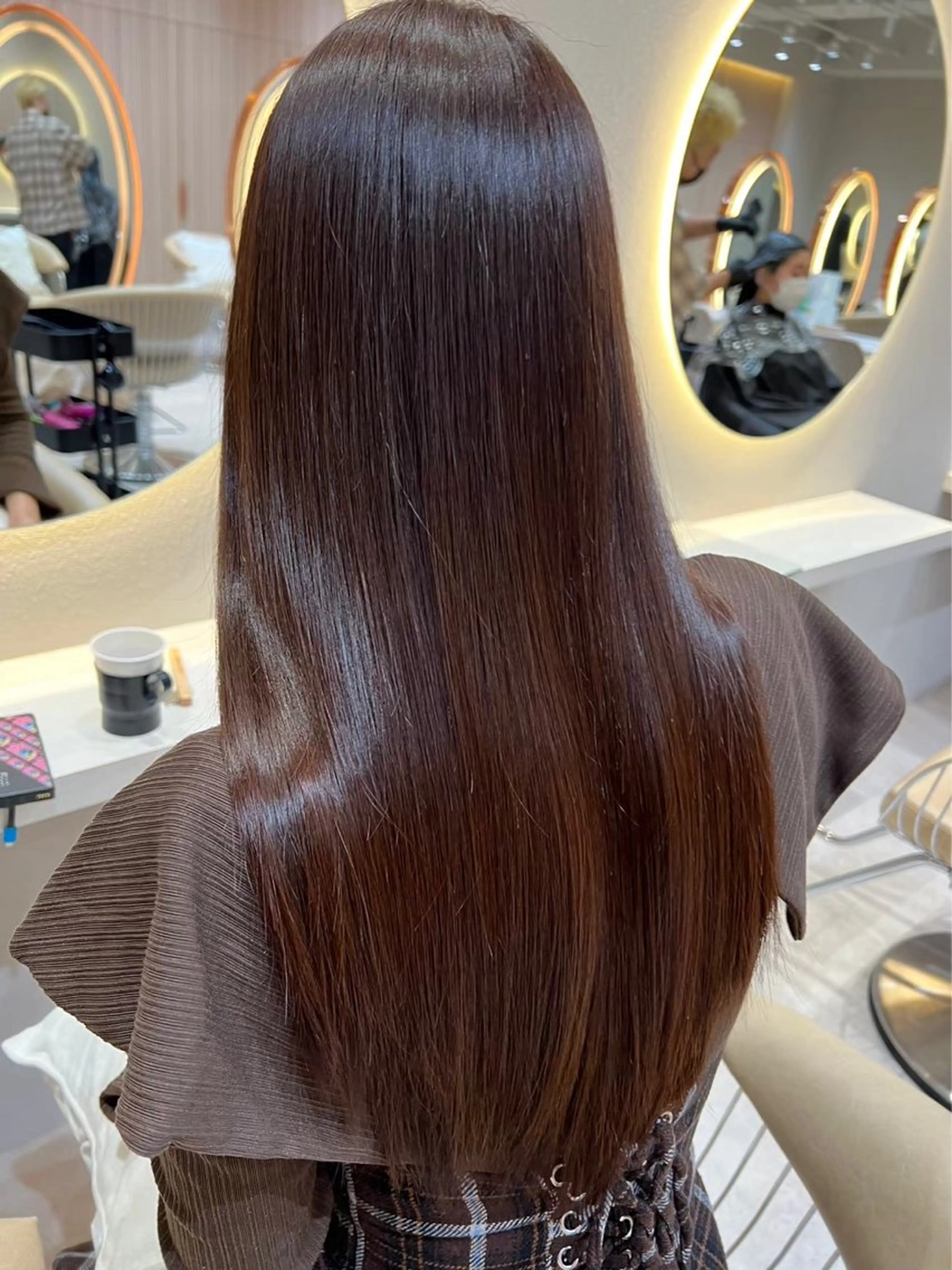 ロング 縮毛矯正 🩵縮毛矯正・ボブ 岩原朋也🩵のヘアスタイル