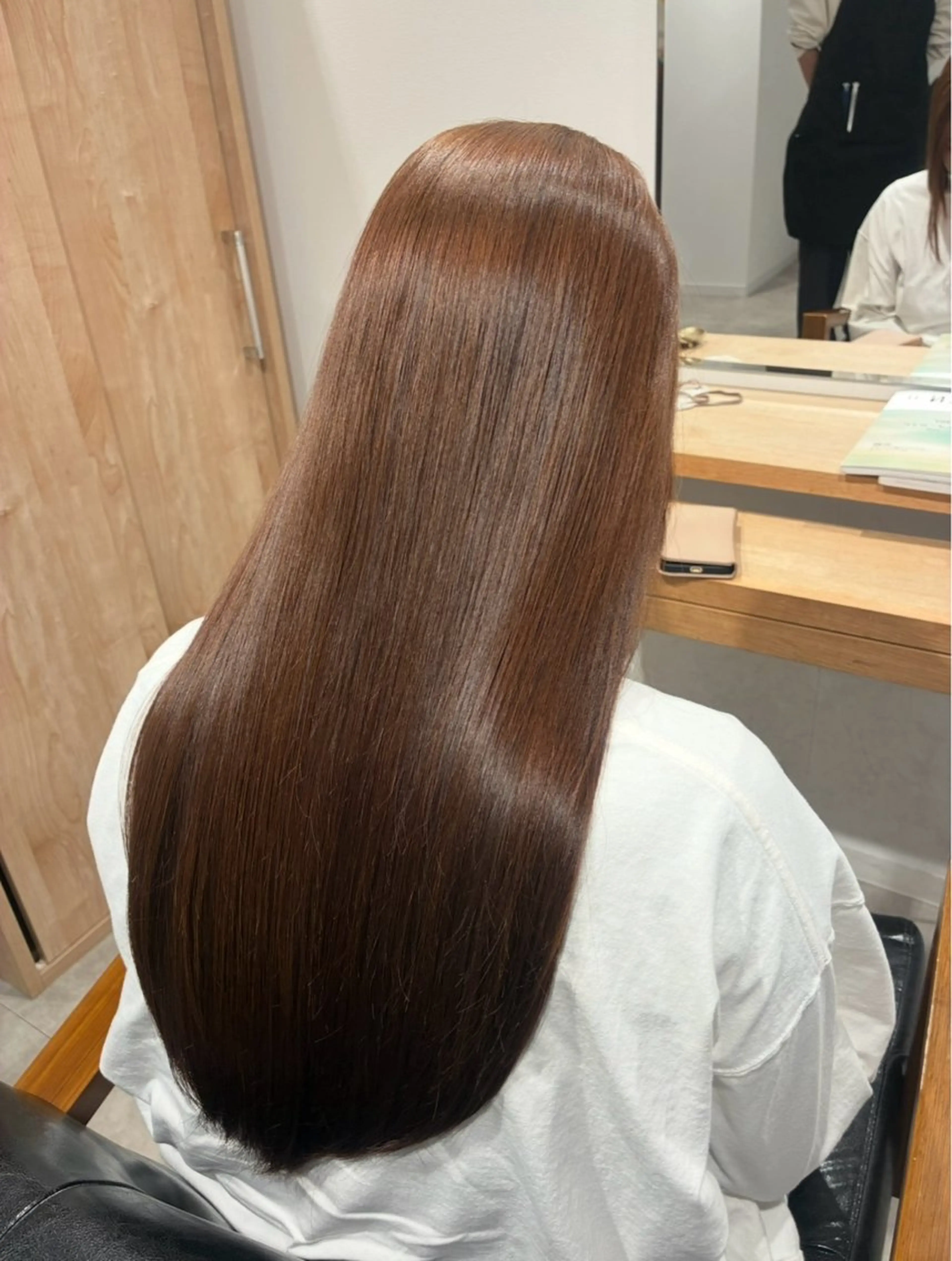 ロング 髪質改善 縮毛矯正 LIVEIL所属・リベイルけんた モデル募集のヘアスタイル