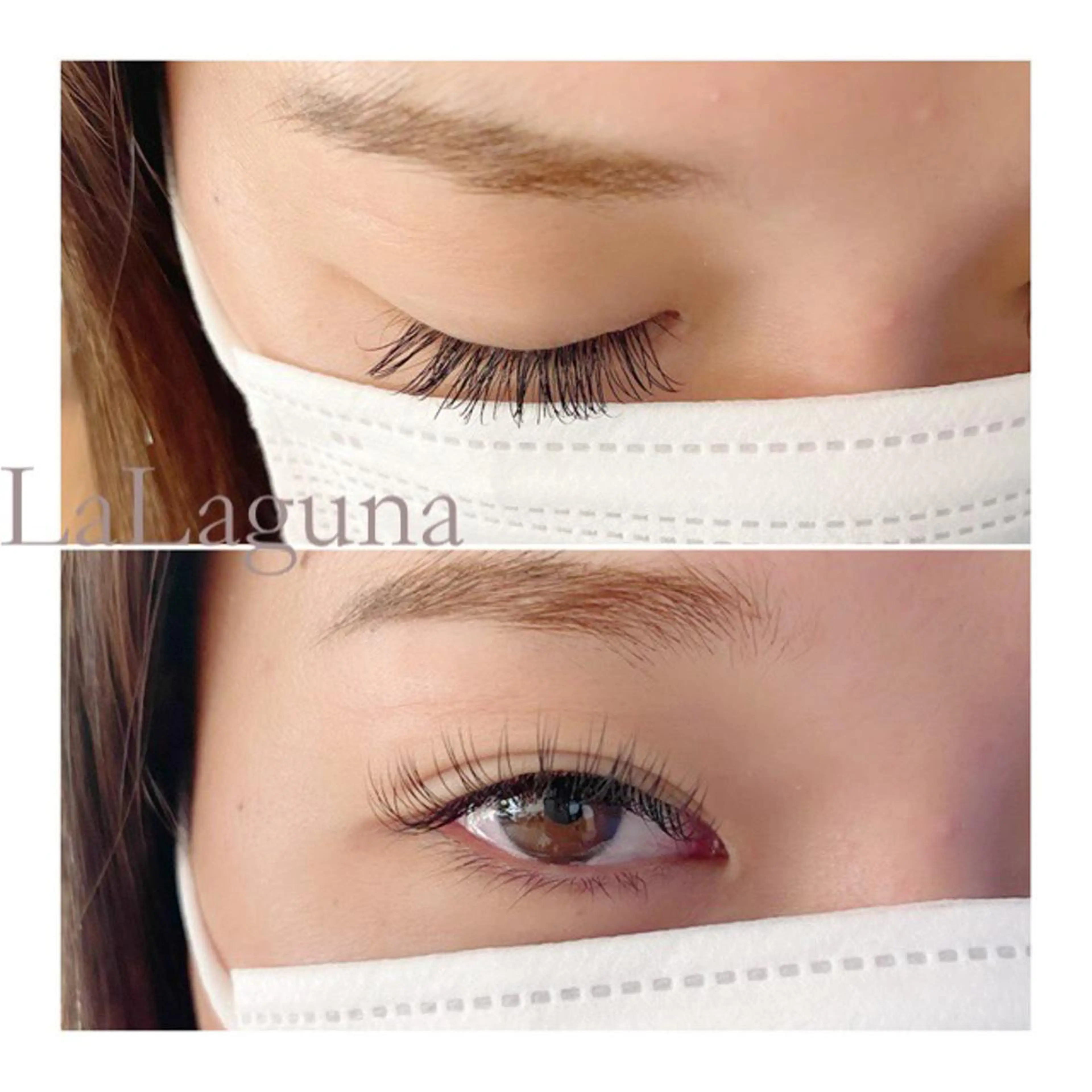 マツエク・マツパ Dカール フラットラッシュ マツエク La Lagunaのマツエク・マツパデザイン