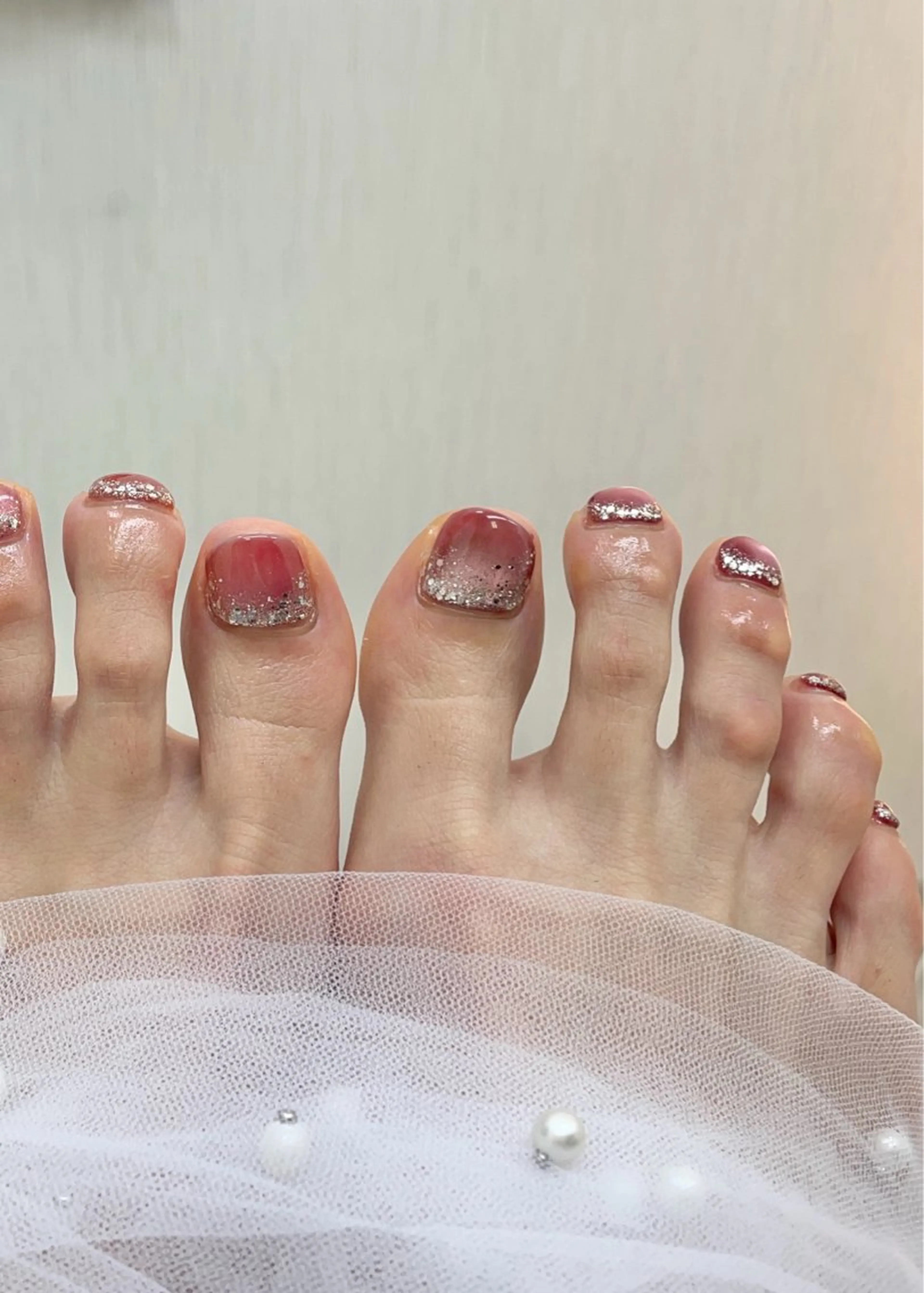 ネイル ラメ(グリッター) ラメグラデーション Nail salon のらねこ所属・友井川 綾華のネイルデザイン