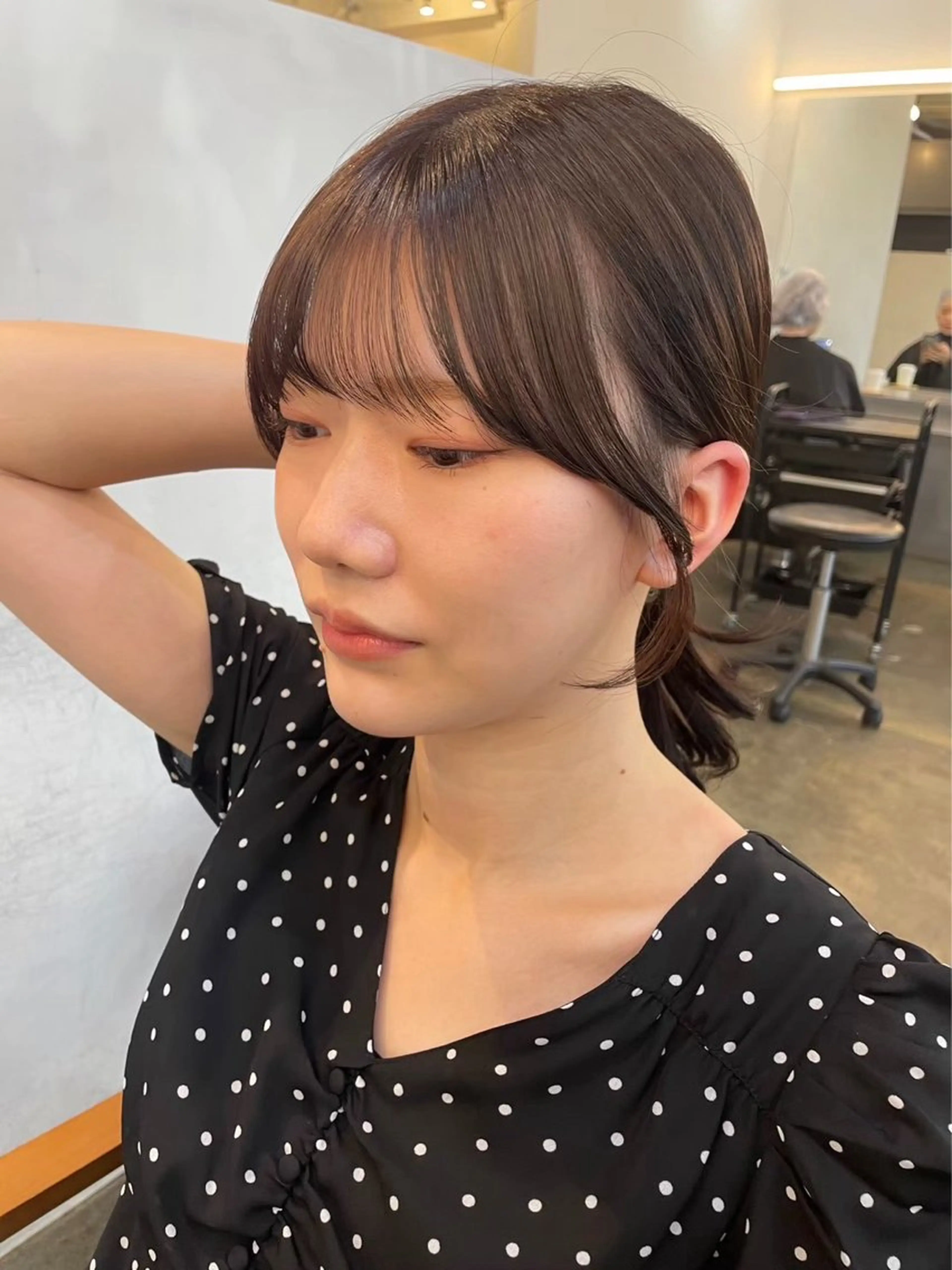 ロング ボブ/ぱつっとボブ/ 谷口 海星のヘアスタイル