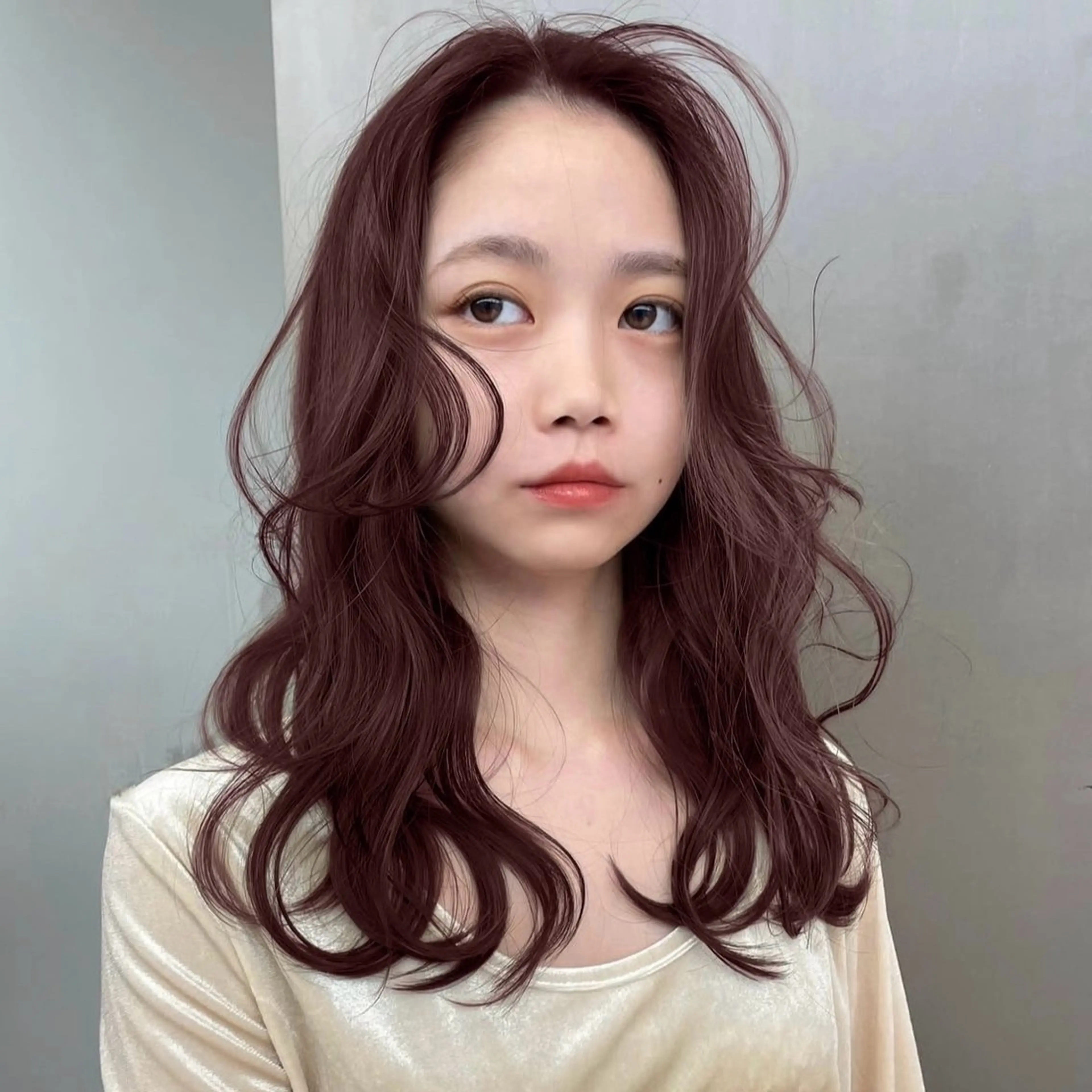 透明感カラー🩵🩵の写真