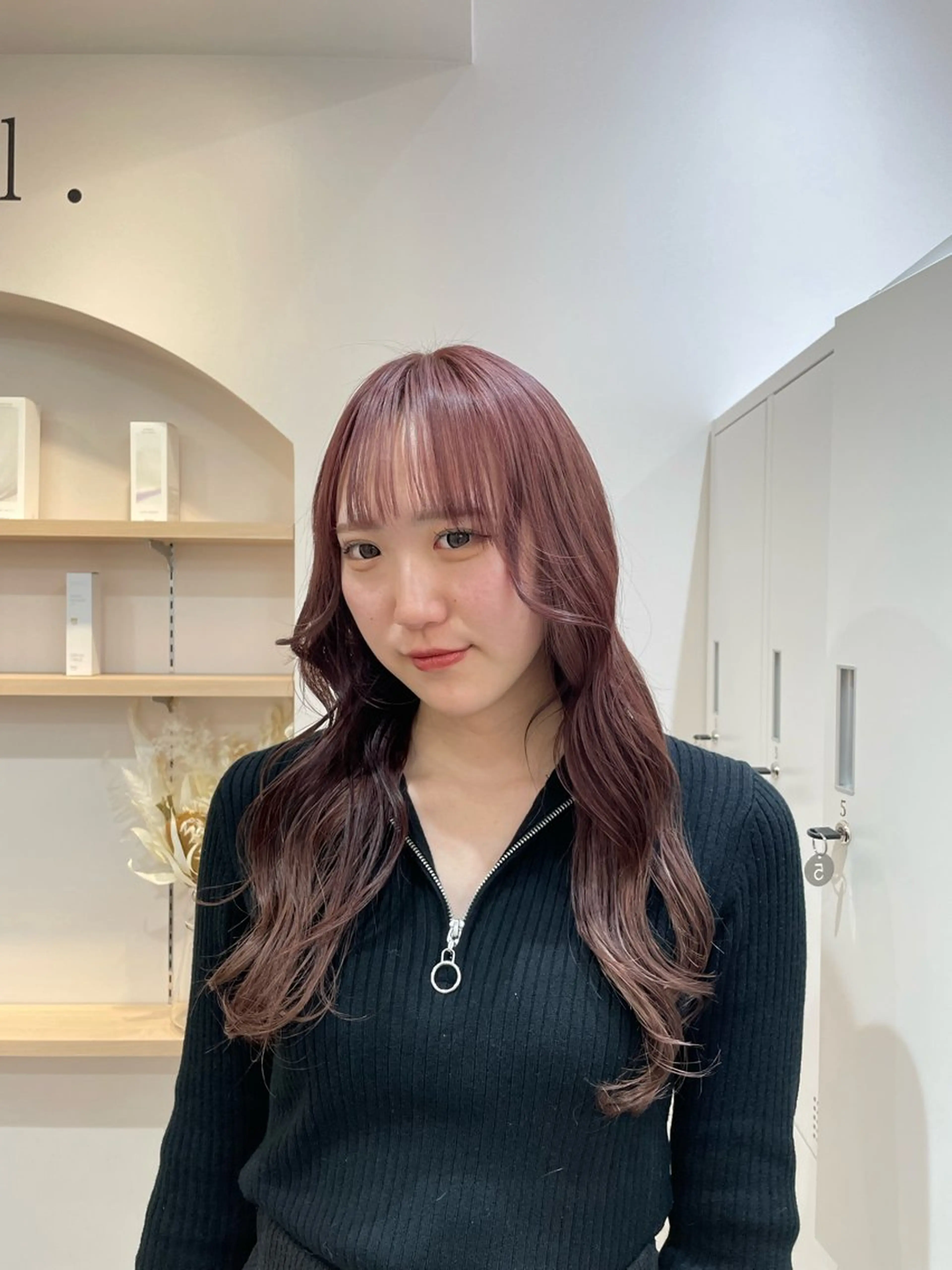 ロング カラー REINA ISHIDOのヘアスタイル