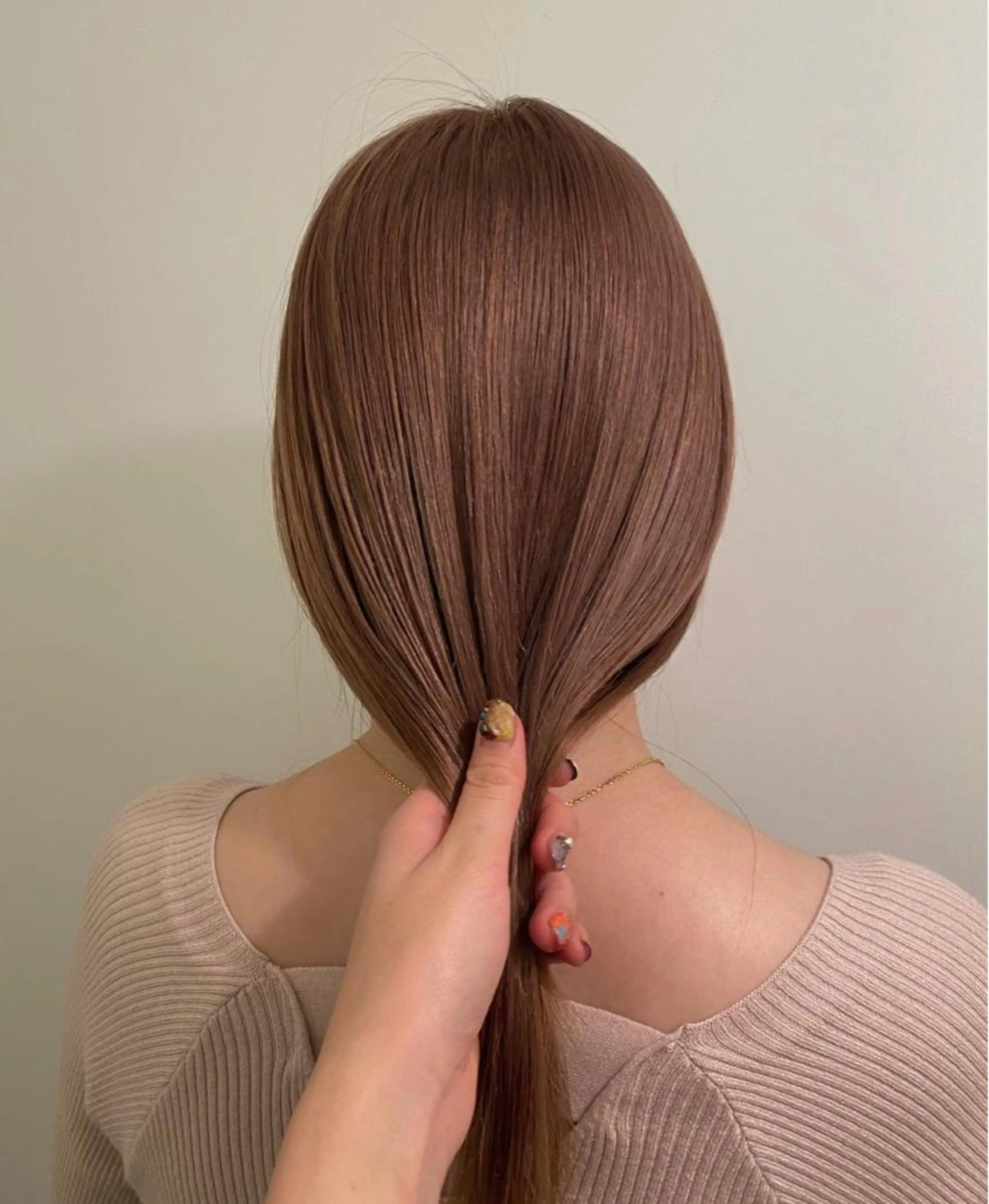 セミロング カラー ケアカラー トリートメント カット ヘアカラー トリートメント Manaka🟤 今泉　Musiiikのヘアスタイル