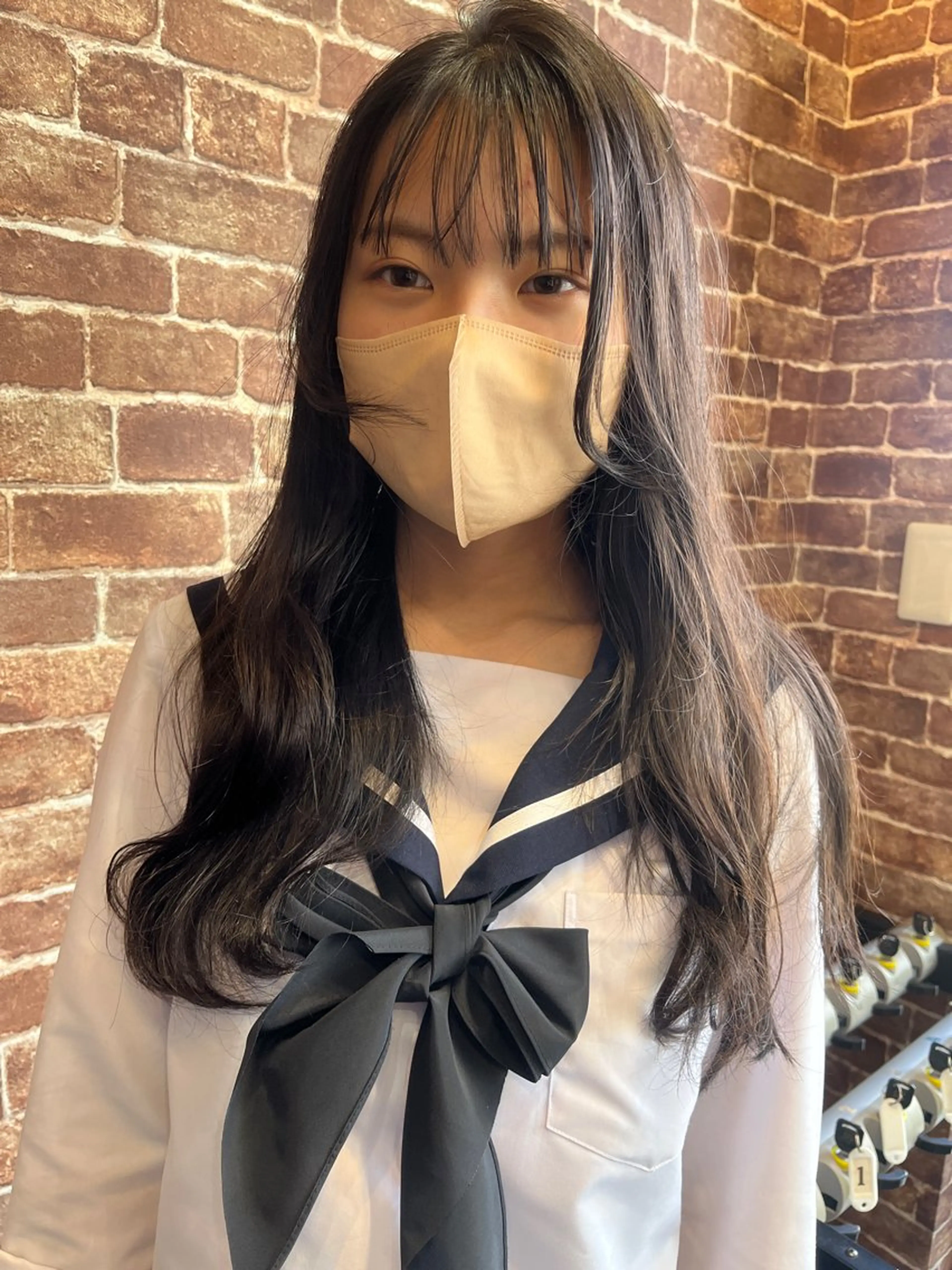 ロング カラー パーマ ヘアアレンジ メンズ キッズ ネイル マツエク・マツパ アイブロウ メンズブリーチ メンズハイライト メンズインナーカラー メンズ韓国風 ブリーチ ヘアカラー トリートメント ヘッドスパ times salon名駅所属・久木原 ゆりのヘアスタイル