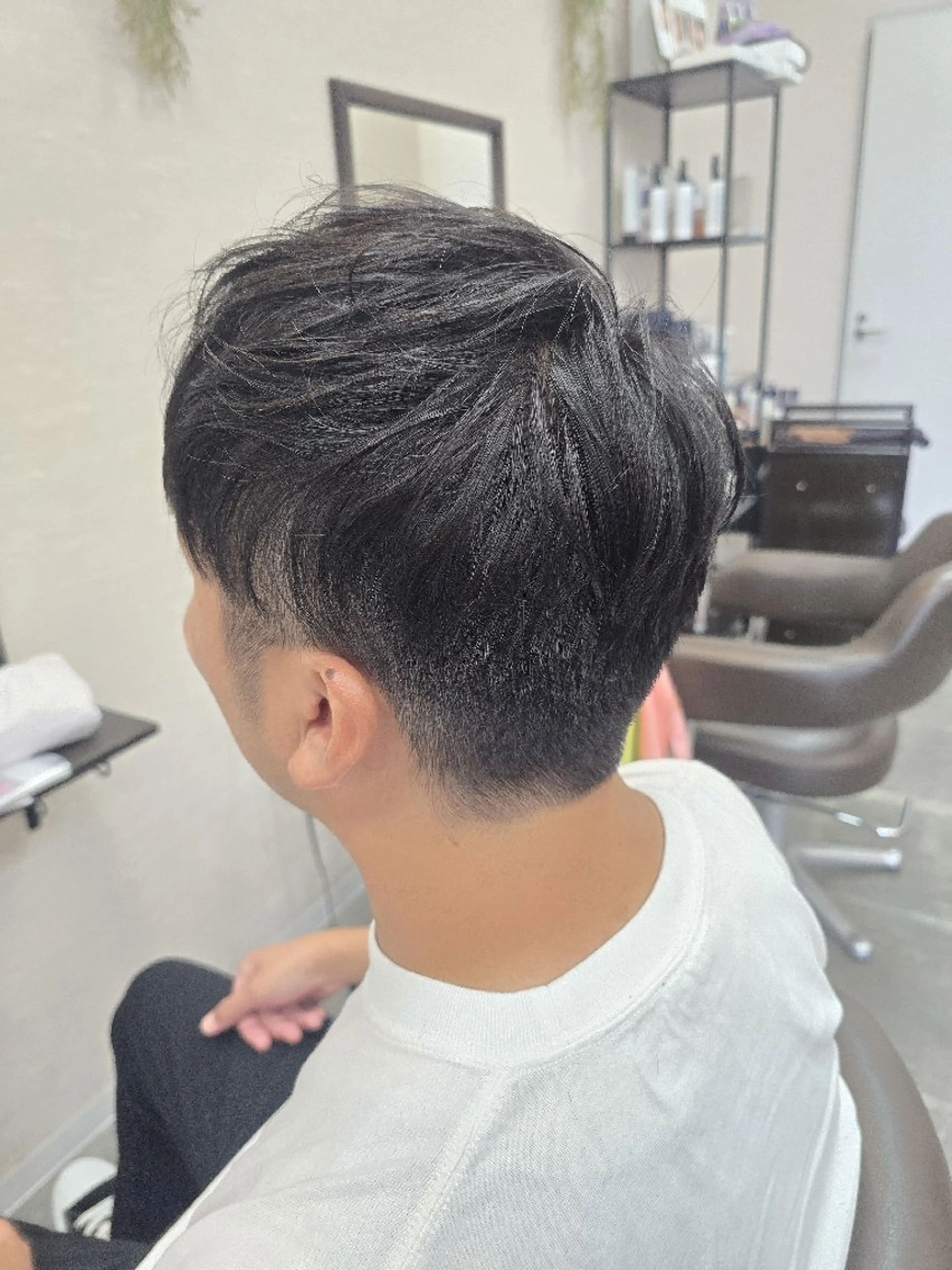 ショート メンズ メンズハイライト メンズインナーカラー メンズパーマ ハイライト 髪質改善 カット ヘアセット 石川(park) ジェウンのヘアスタイル