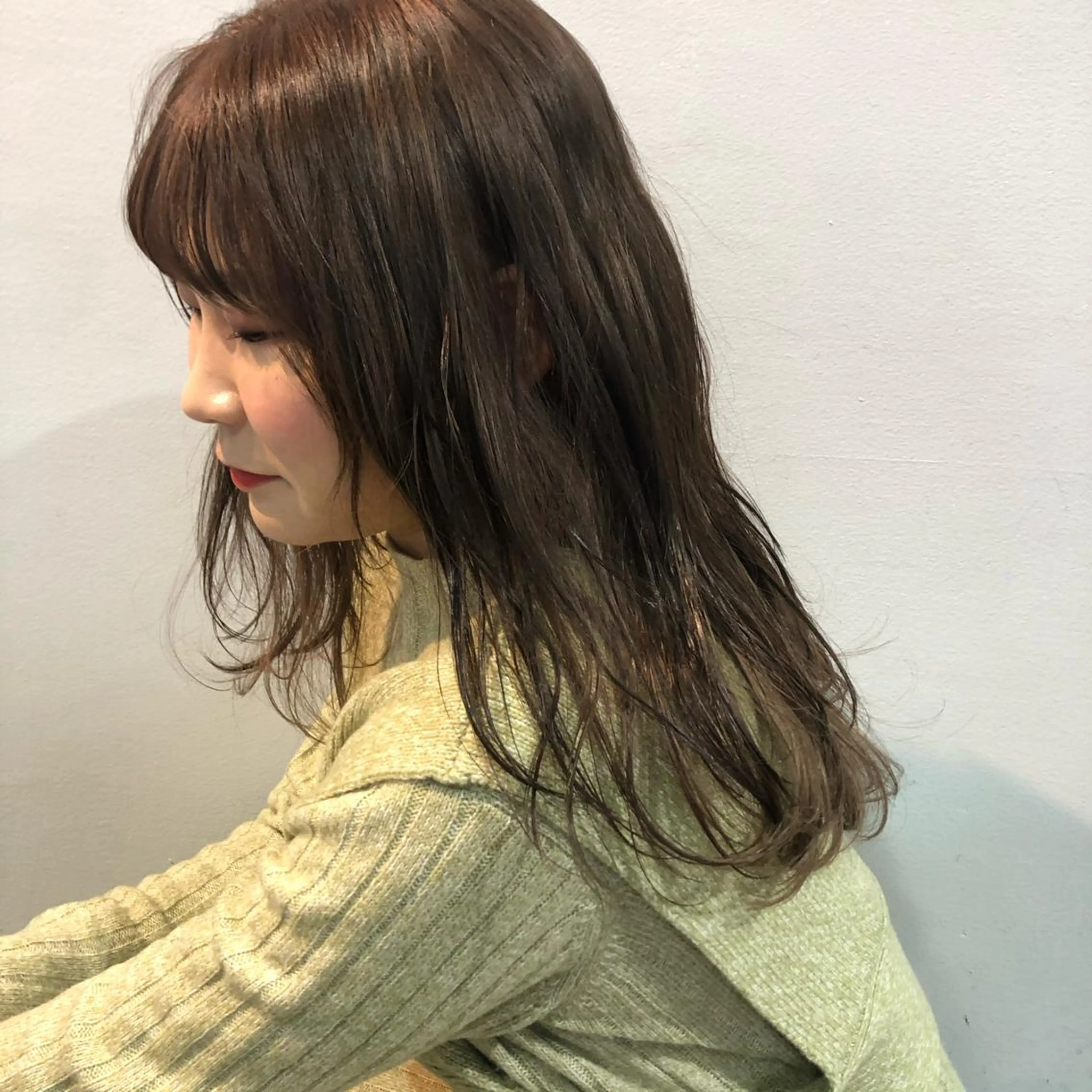 ミディアム カラー 当日予約大歓迎💗 依田瑞希のヘアスタイル