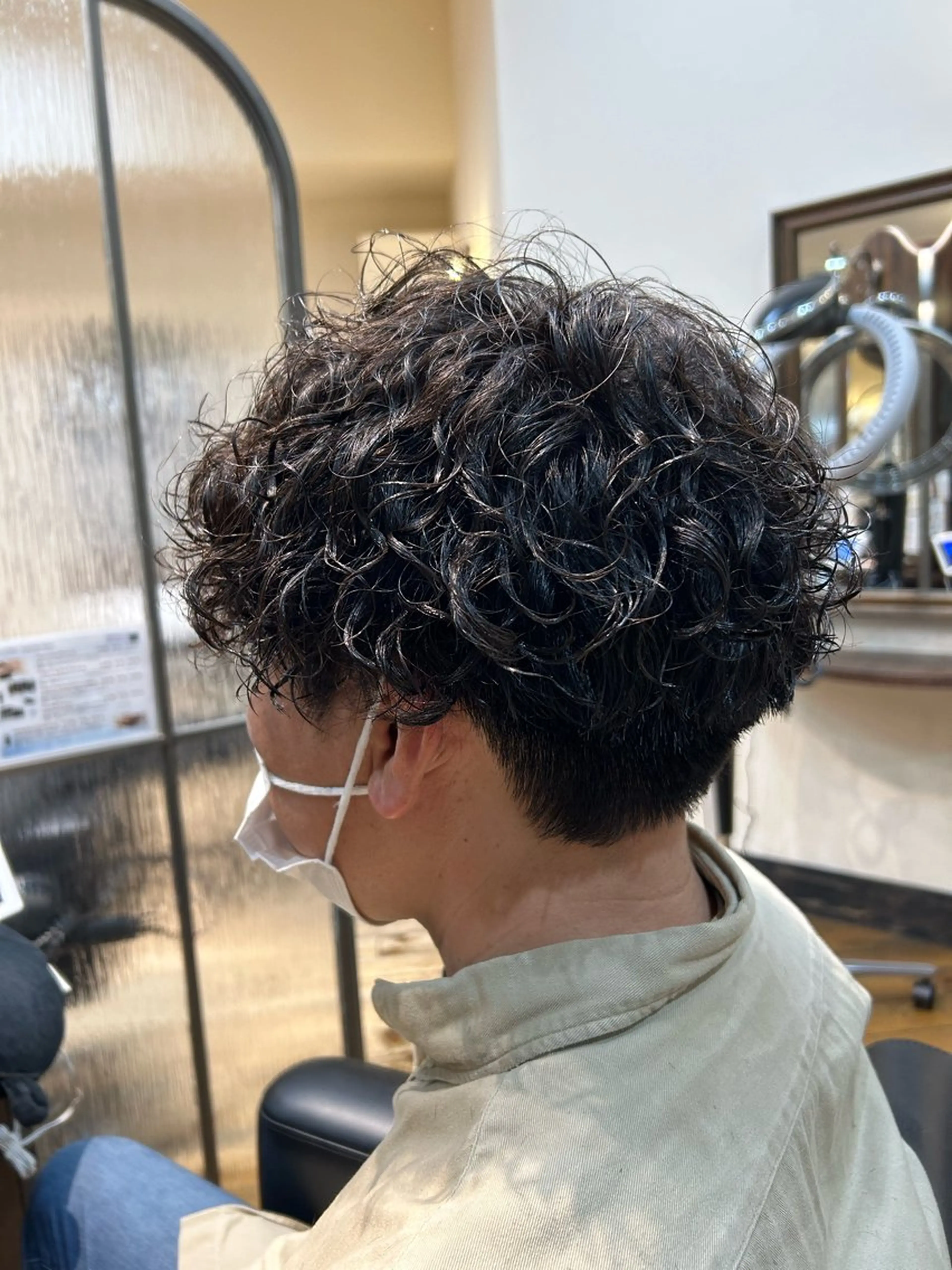 パーマ メンズ カット トリートメント 🐲ツイスパ🐲 フェード/龍のヘアスタイル