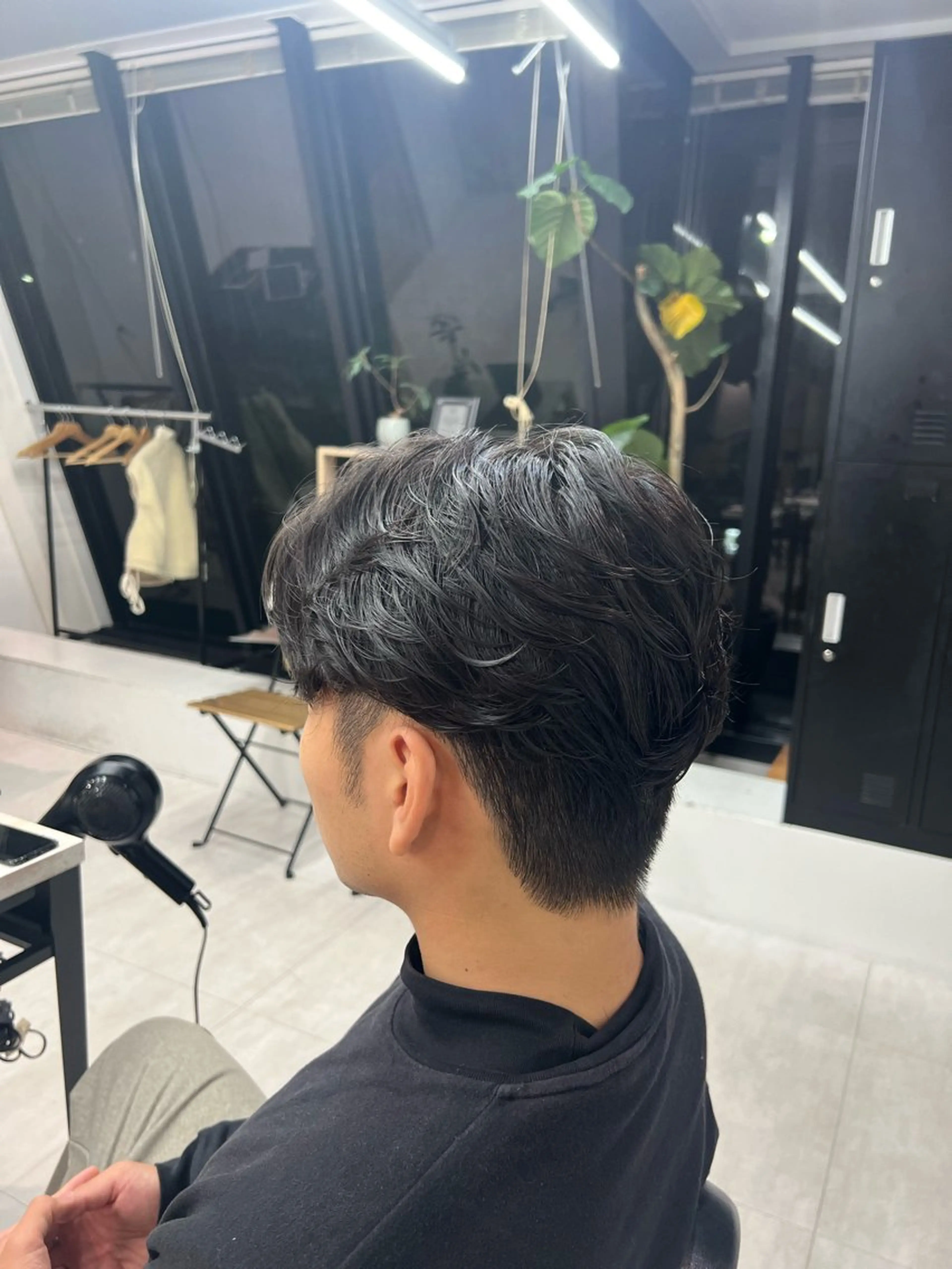 メンズカット× フェザーパーマの写真