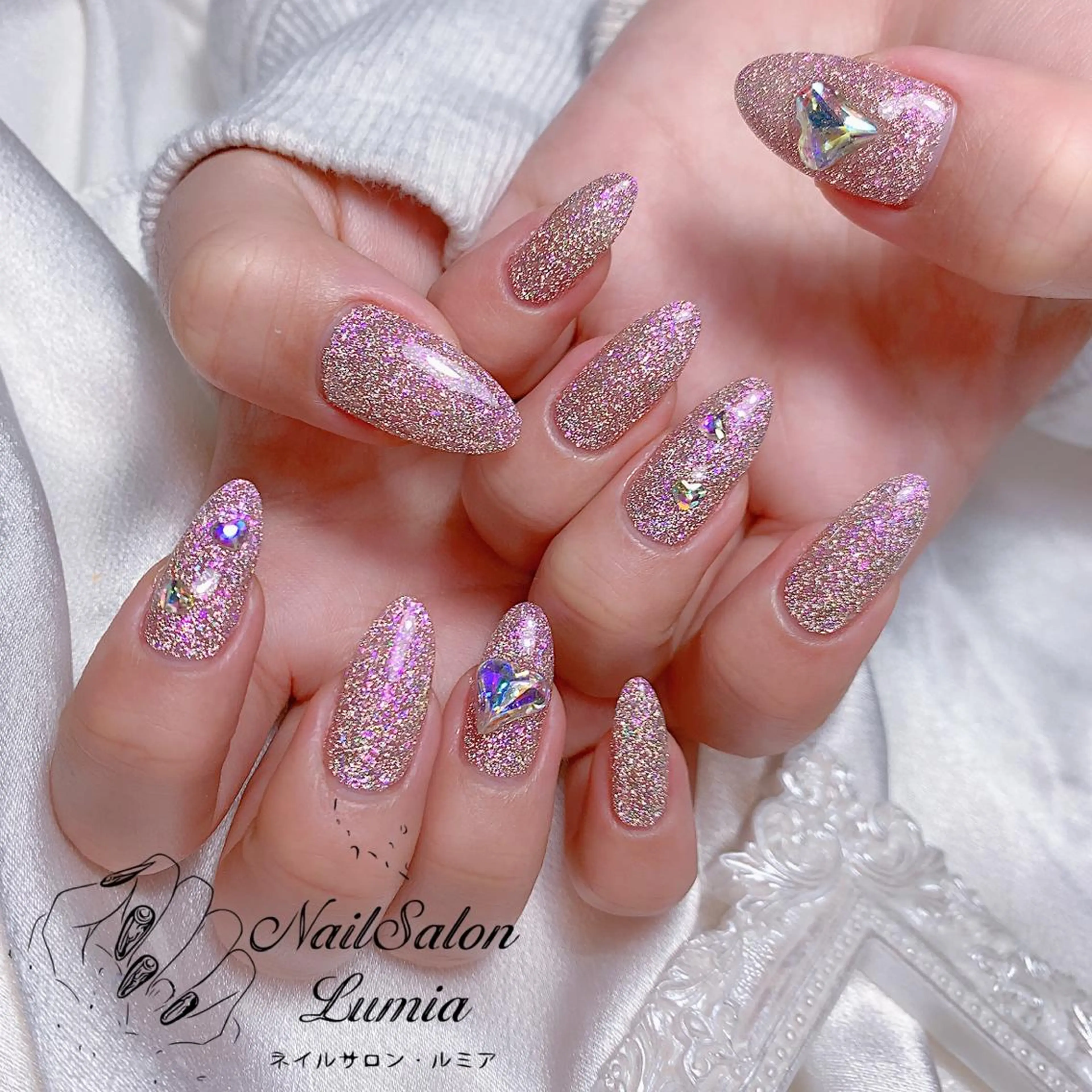 ネイル ハンドネイル ネイルサロン ルミア Lumia 店長のネイルデザイン