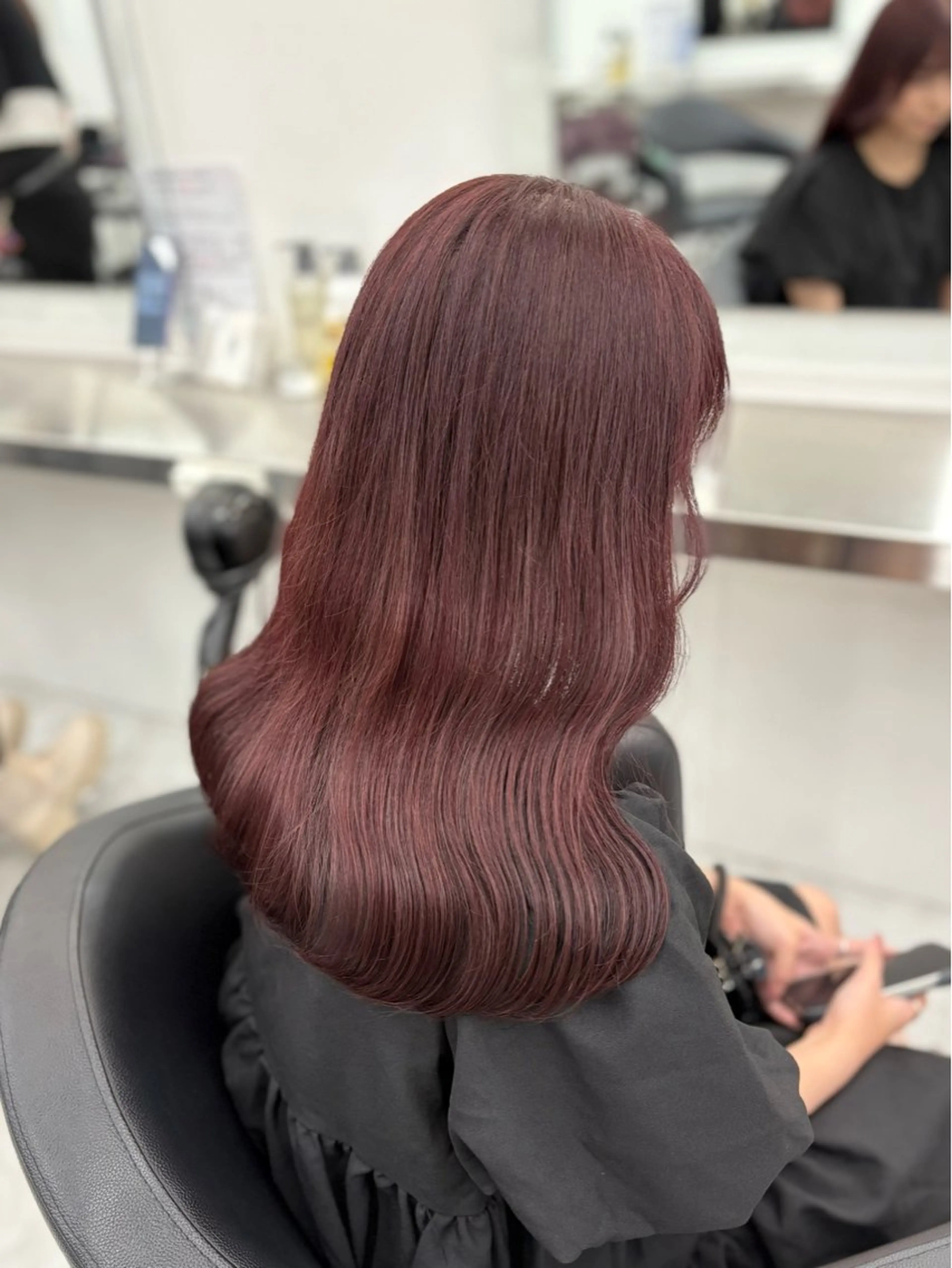 ロング カラー ヘアアレンジ ヘアカラー ヘッドスパ ヘアセット 🫧‪🎀うる艶暖色 🏹Nanako🎀のヘアスタイル