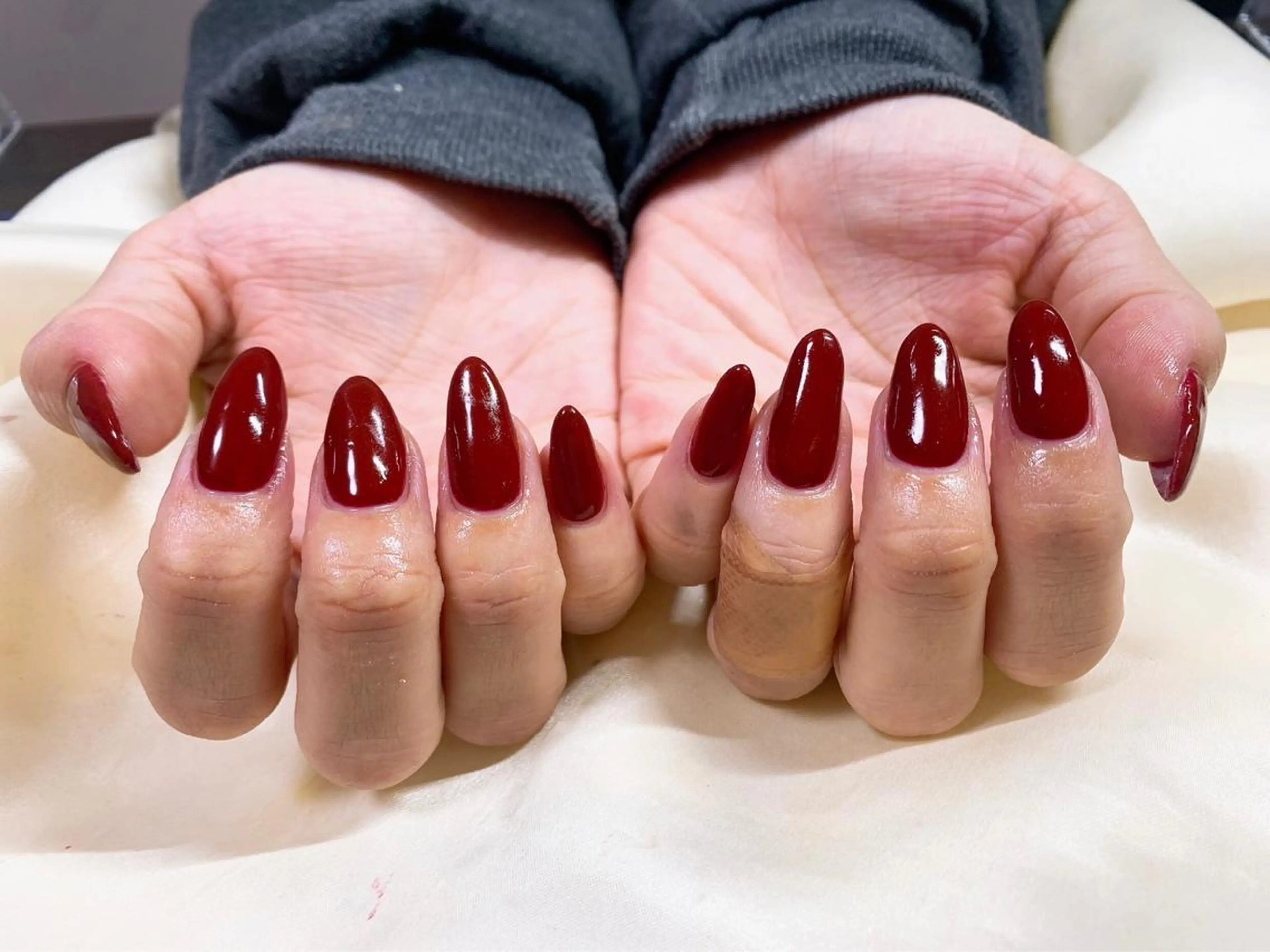 ネイル オーロラネイル フラワーネイル フットネイル フレンチネイル ジェルネイル ハンドネイル Mogu nail 二子玉川のネイルデザイン