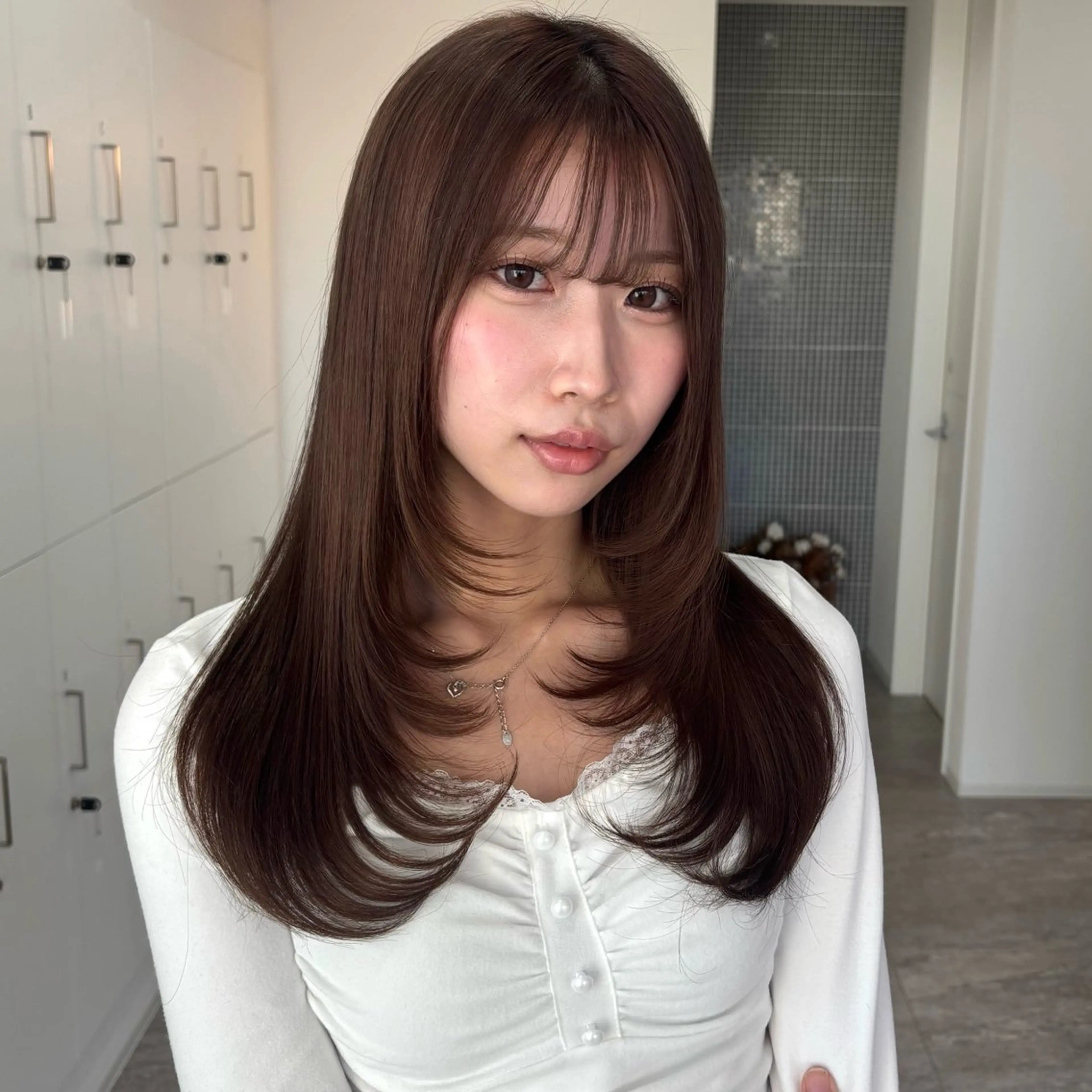 ミディアム ヘアカラー トリートメント RENO /櫻井 まおのヘアスタイル