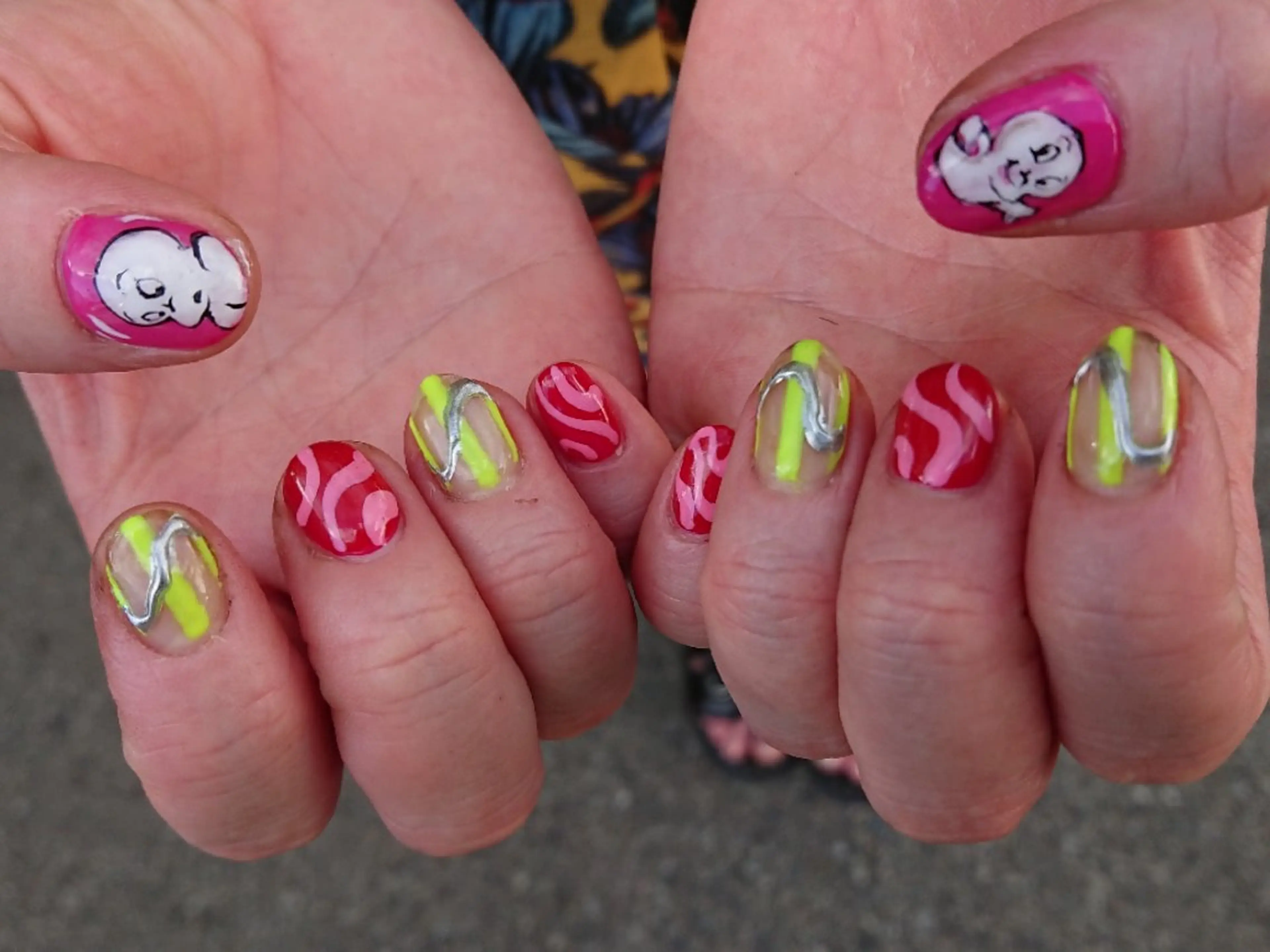 ネイル アートネイル 持ち込み shellnail さなえのネイルデザイン