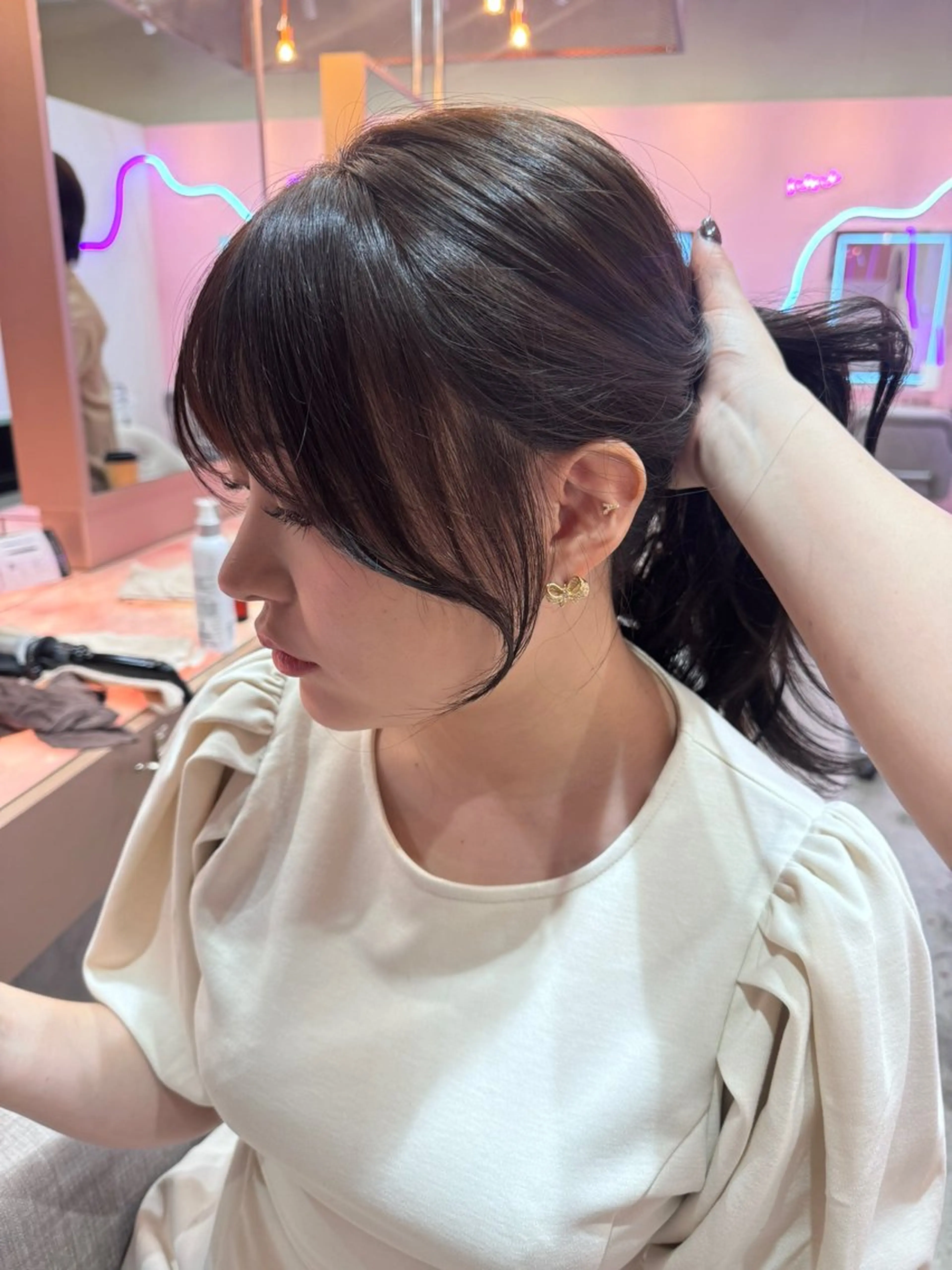 ロング カット ヘアカラー wixymimi　hair salon所属・艶カラー✨レイヤー 𝐚𝐲𝐚𝐤𝐚のヘアスタイル