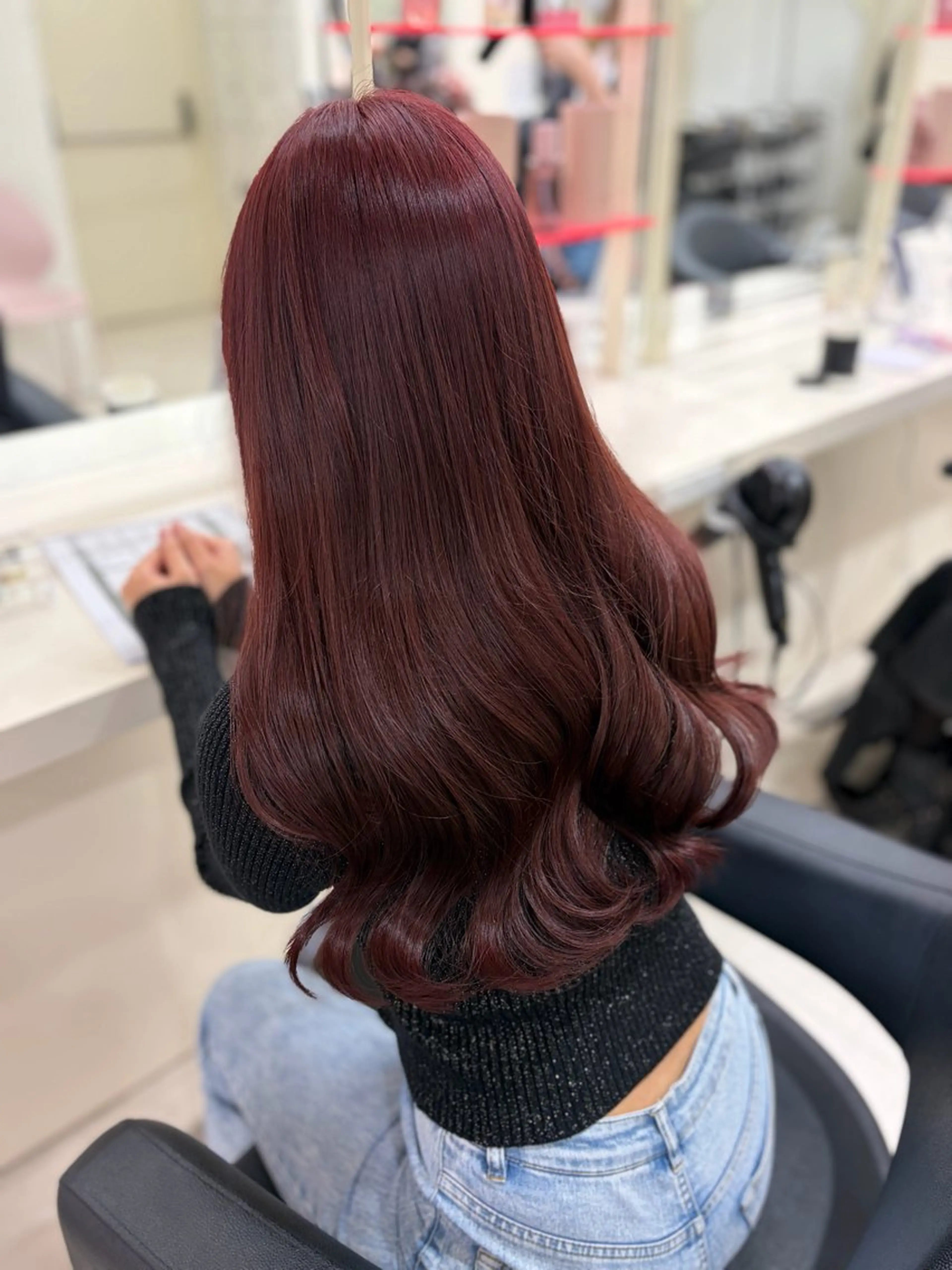 カラー ヘアカラー 暖色ガーリーヘア🎀 MEARI🩰のヘアスタイル