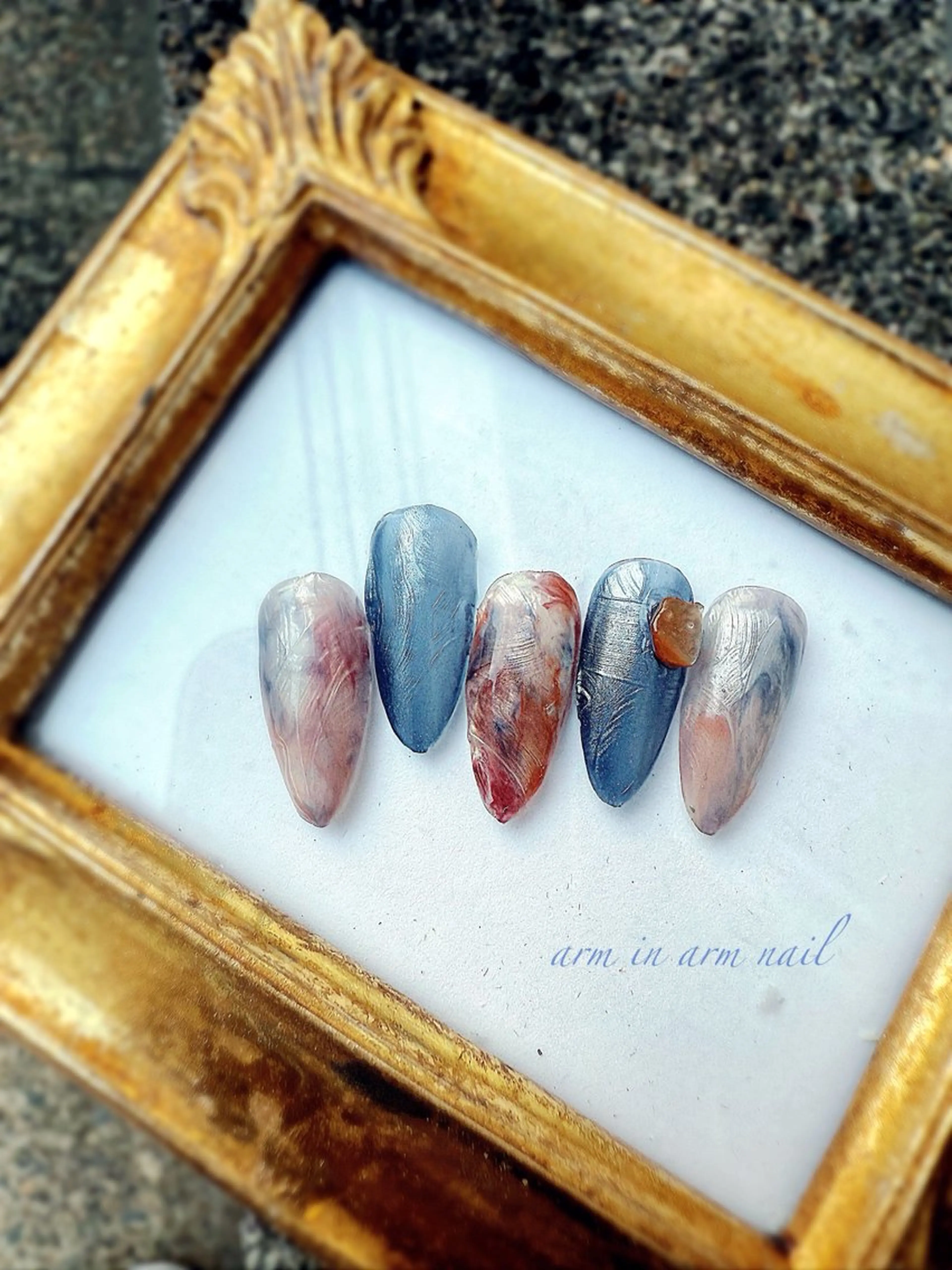 ネイル arm in arm ︎✿Yamamotoのマツエク・マツパデザイン