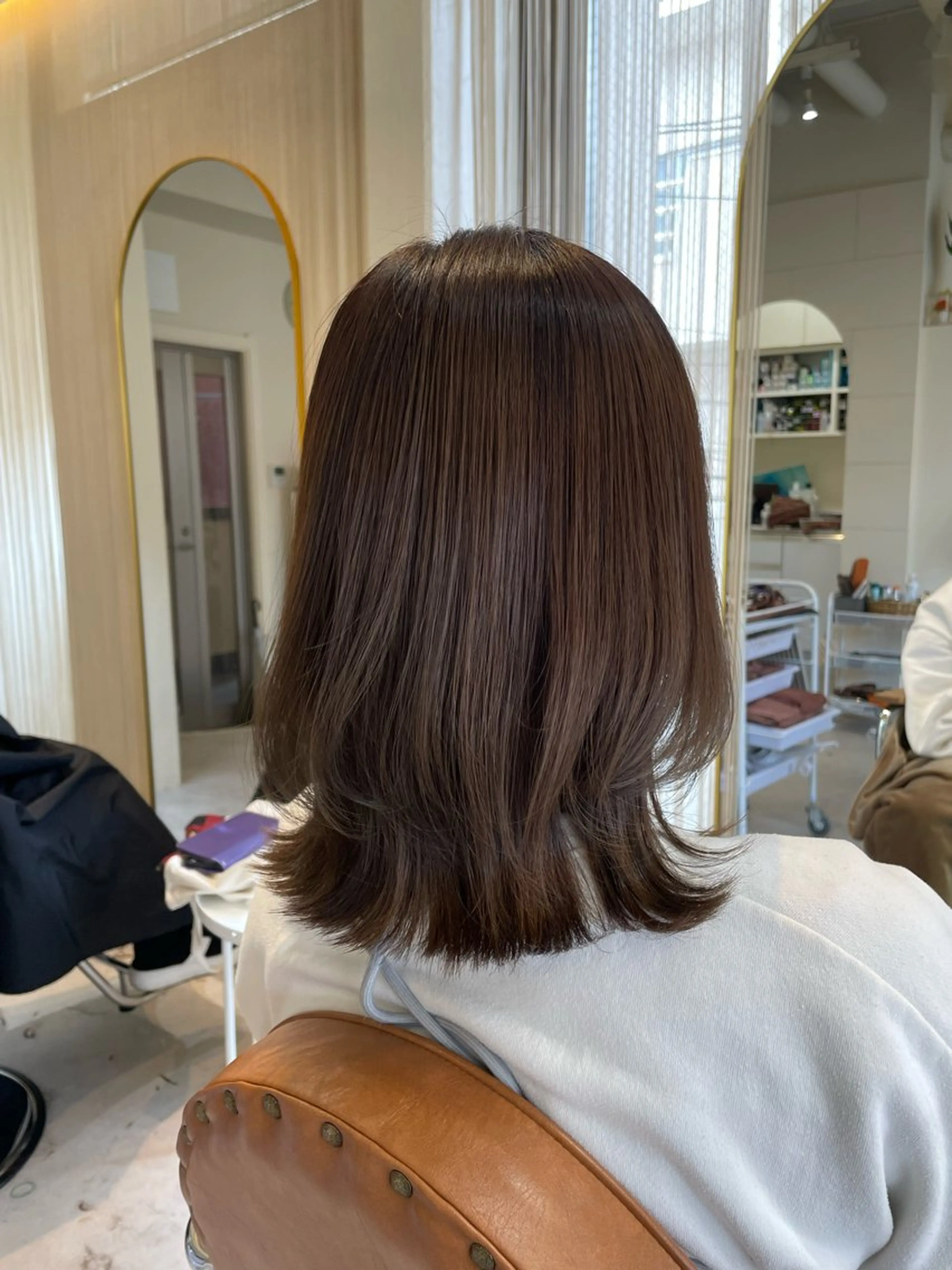 ミディアム カラー カット ヘアカラー トリートメント 🍑宮川 愛菜🍑のヘアスタイル