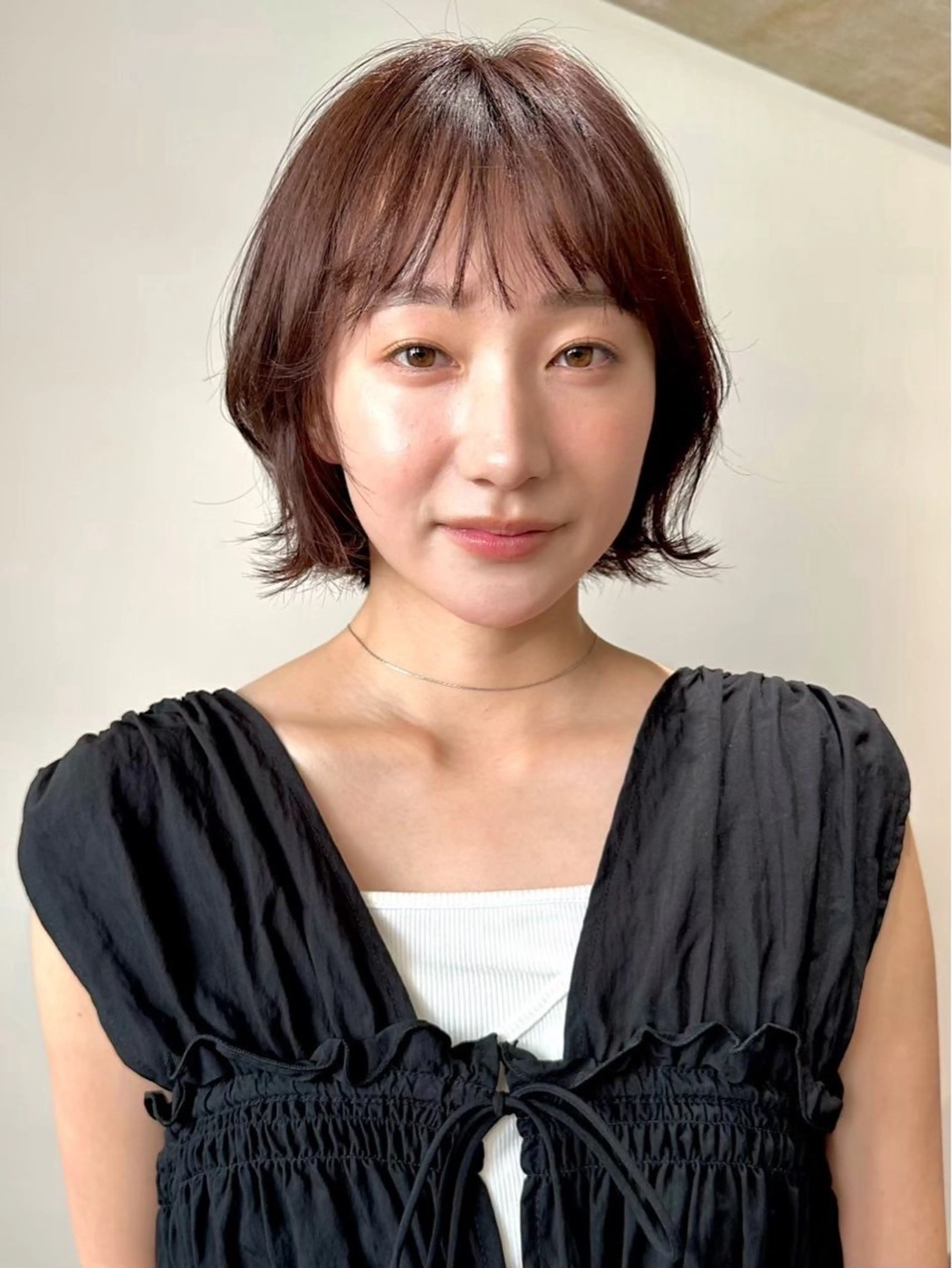 ミディアム カラー パーマ 💍🧸カラーモデル 募集中🧸💍のヘアスタイル