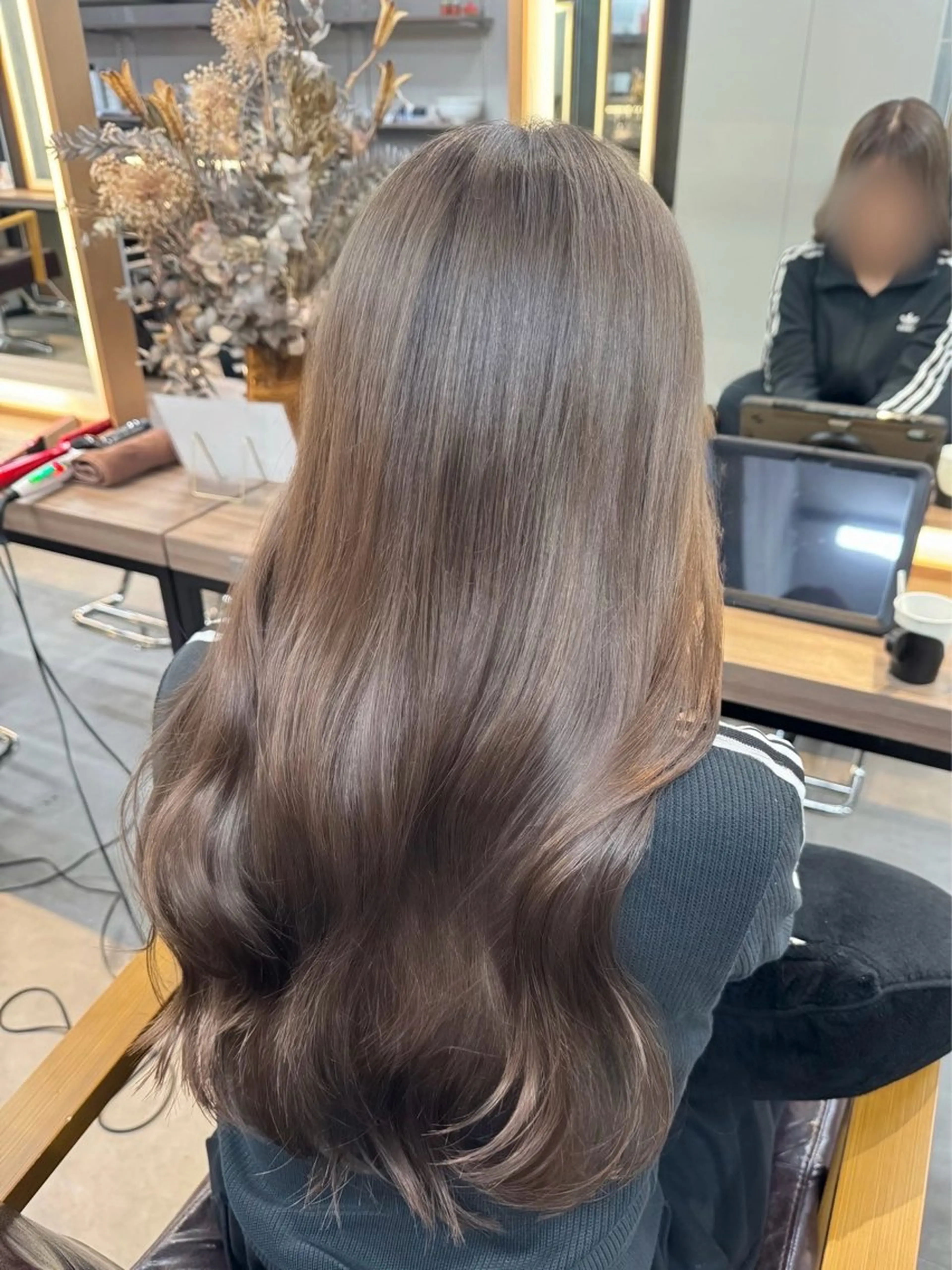 セミロング カラー ブラウンカラー ケアカラー チョコレートブラウン 透明感カラー 髪質改善 ヘアカラー 髪質改善/レイヤー/ 🐣kokoro🌸のヘアスタイル