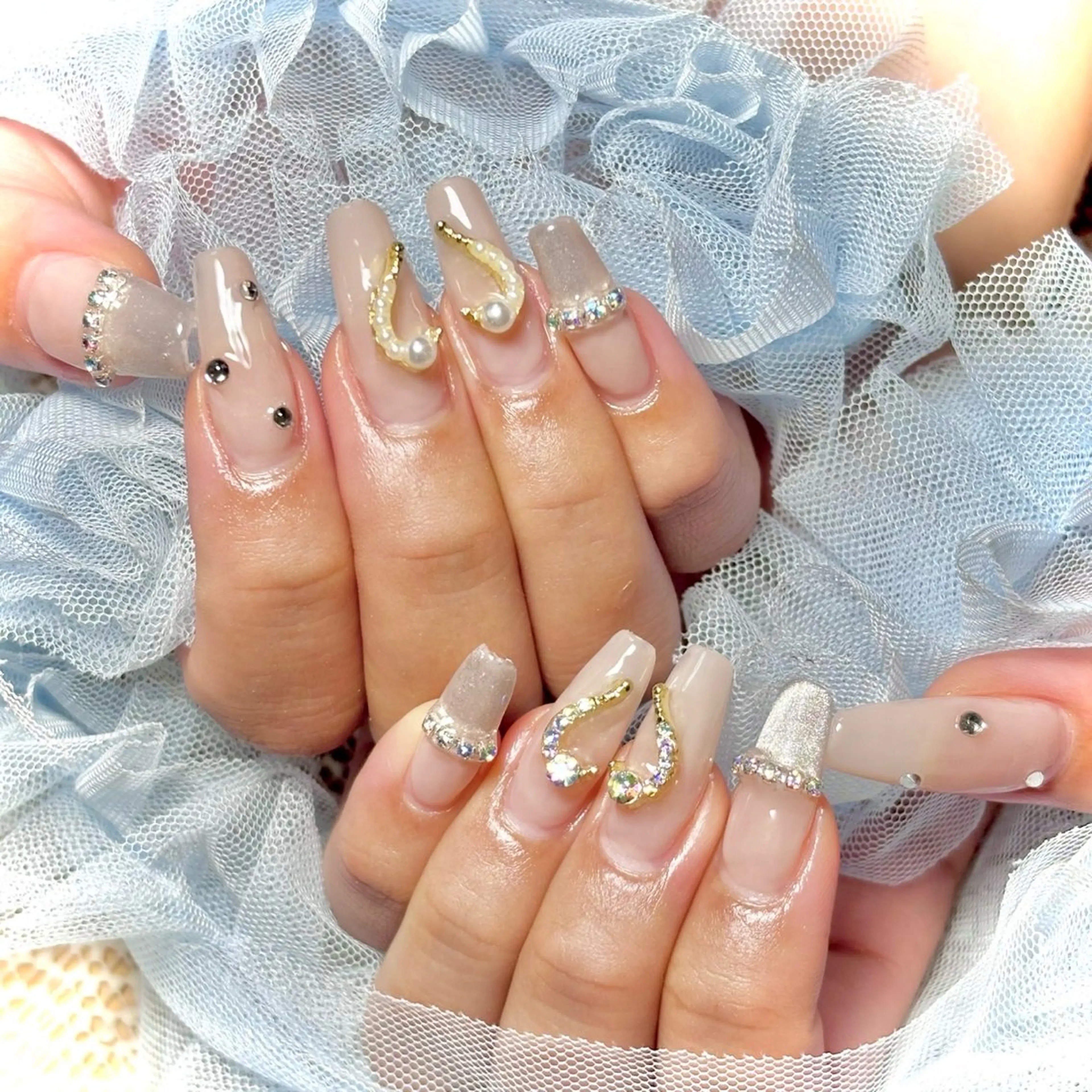 ネイル スカルプネイル miminon 自宅ネイルサロンのネイルデザイン