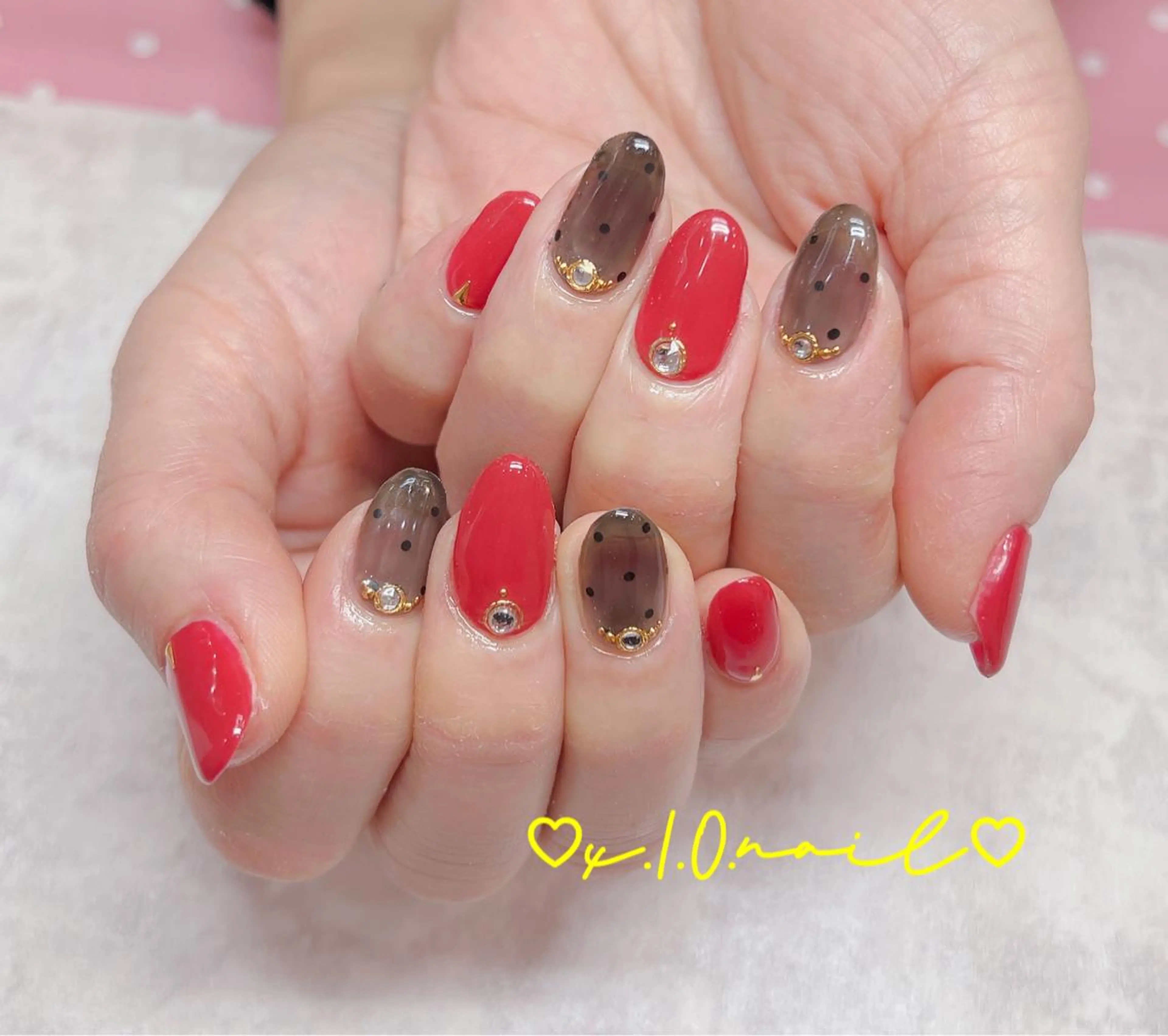 ネイル アニマル柄 アートネイル ニュアンスネイル ネイルチップ ハンドネイル x.1.0.nail ♡Cのネイルデザイン