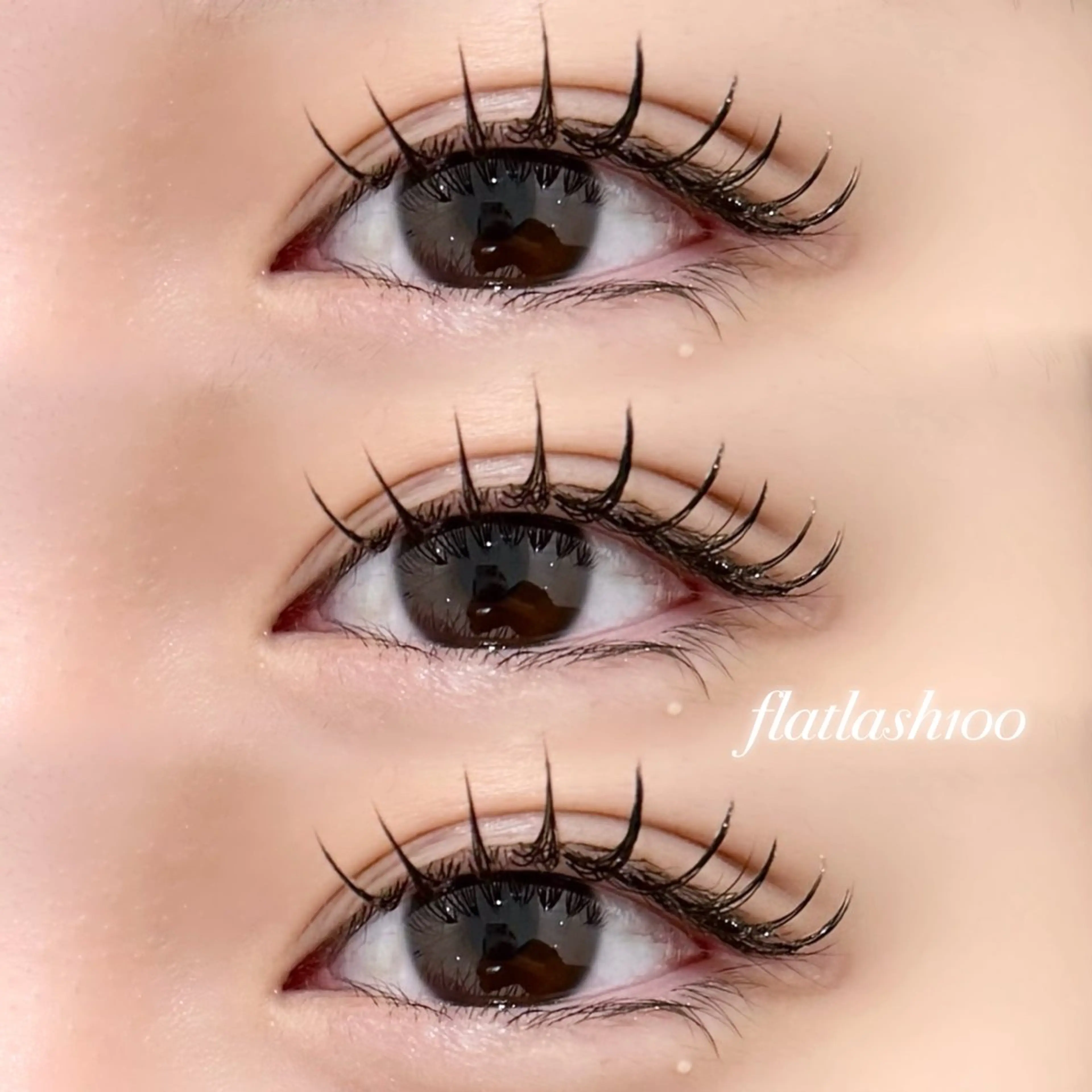 マツエク・マツパ Cカール キュート フラットラッシュ マツエク TAMAKI ୨୧ 池袋のマツエク・マツパデザイン