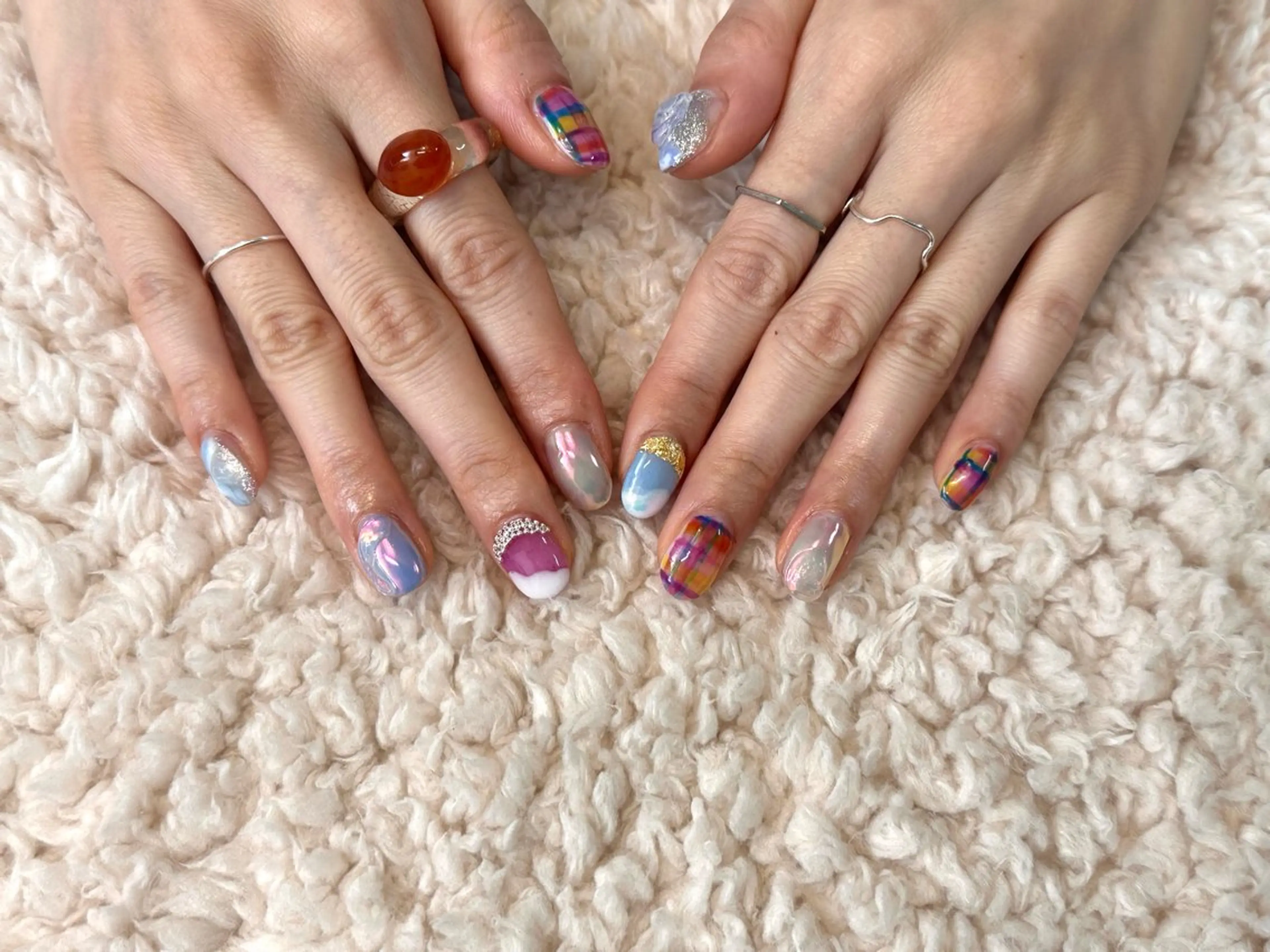 ネイル ハンドネイル フットネイル GéRanium Harukaのネイルデザイン