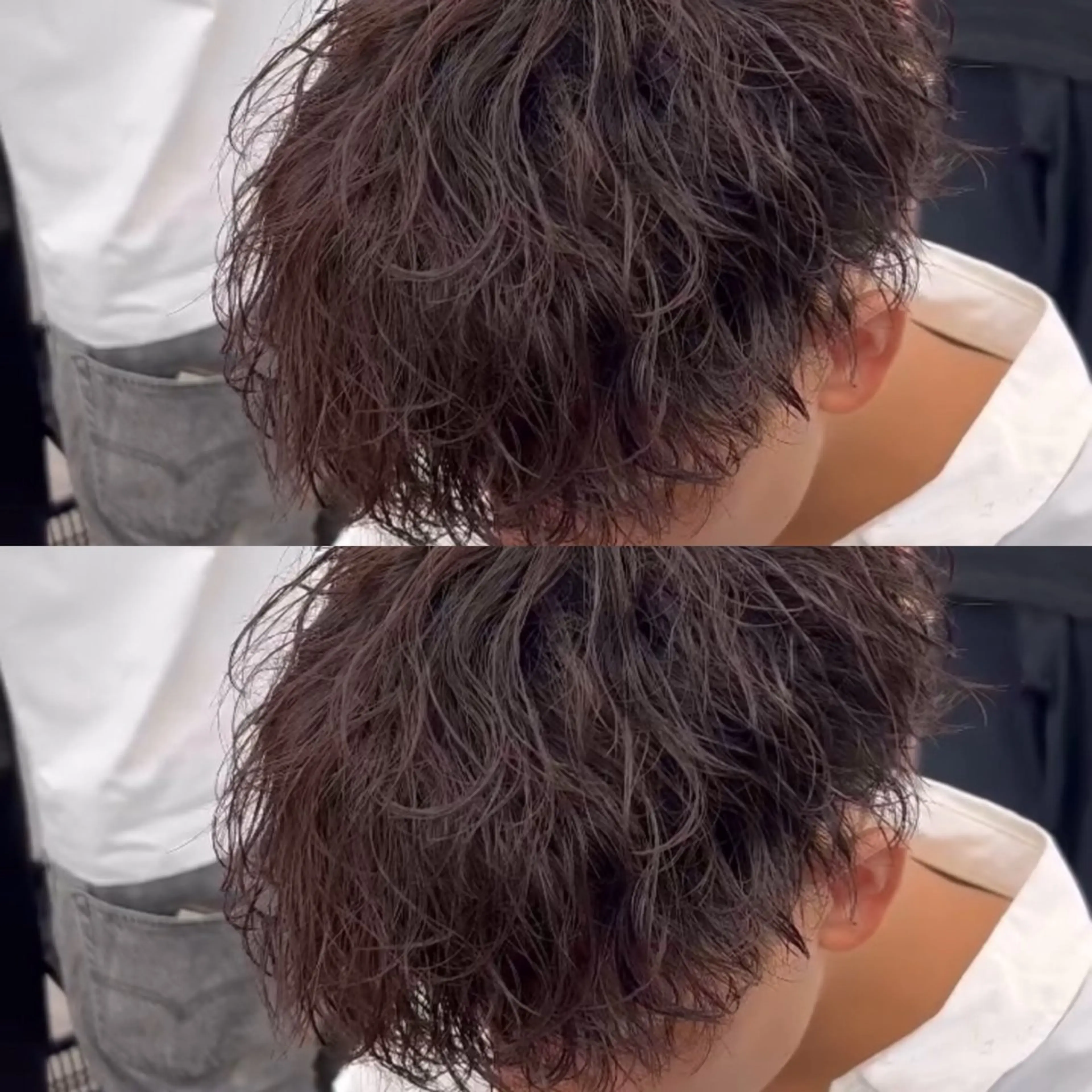 パーマ メンズ カット パーマ トリートメント ヘッドスパ ヘアセット イケメン製造機 🔥上原沙羅🔥のヘアスタイル