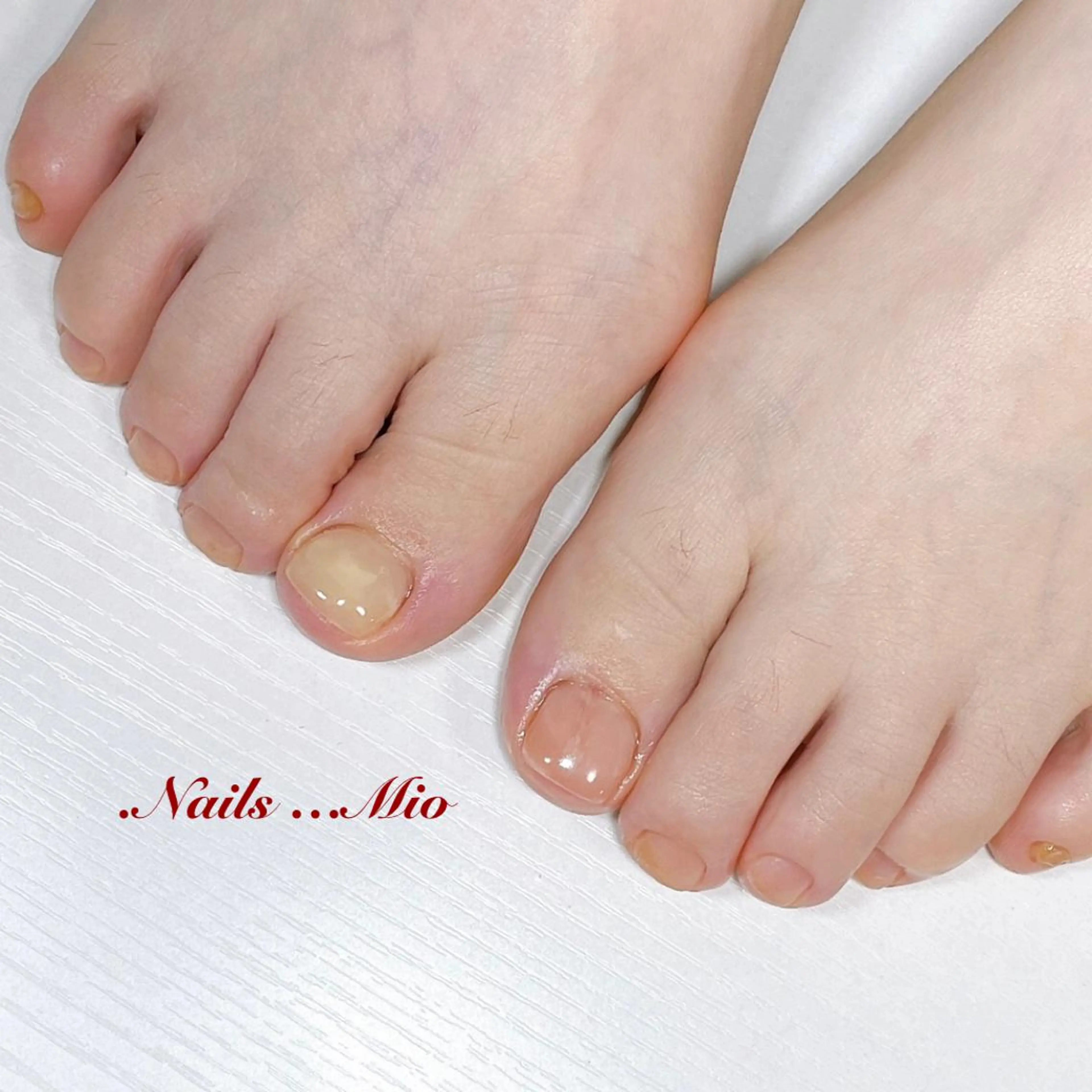 ネイル フットネイル フットネイル .Nails Mio 赤羽西ネイルサロンのネイルデザイン