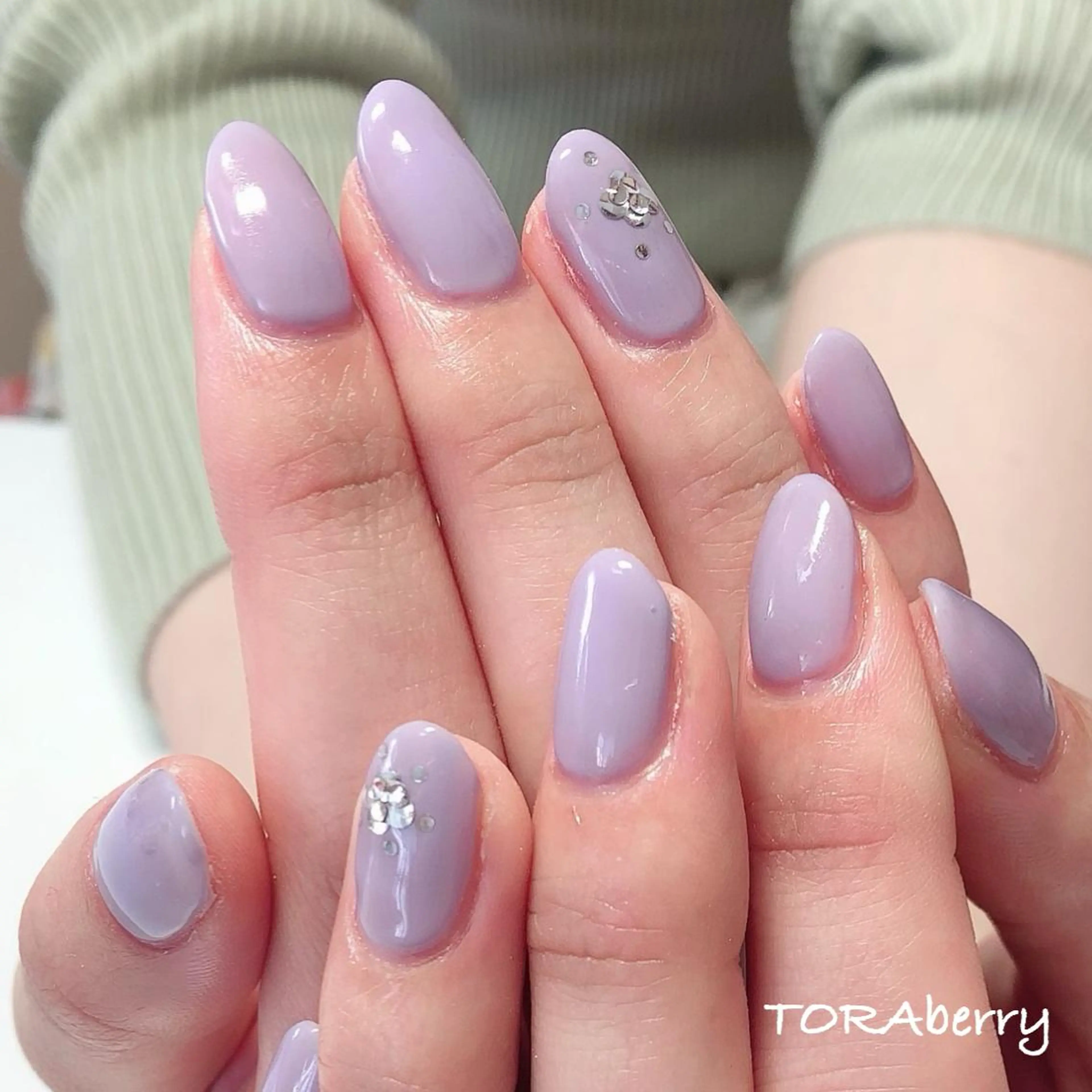 ネイル ワンカラーネイル ハンドネイル ネイリスト なつみのネイルデザイン