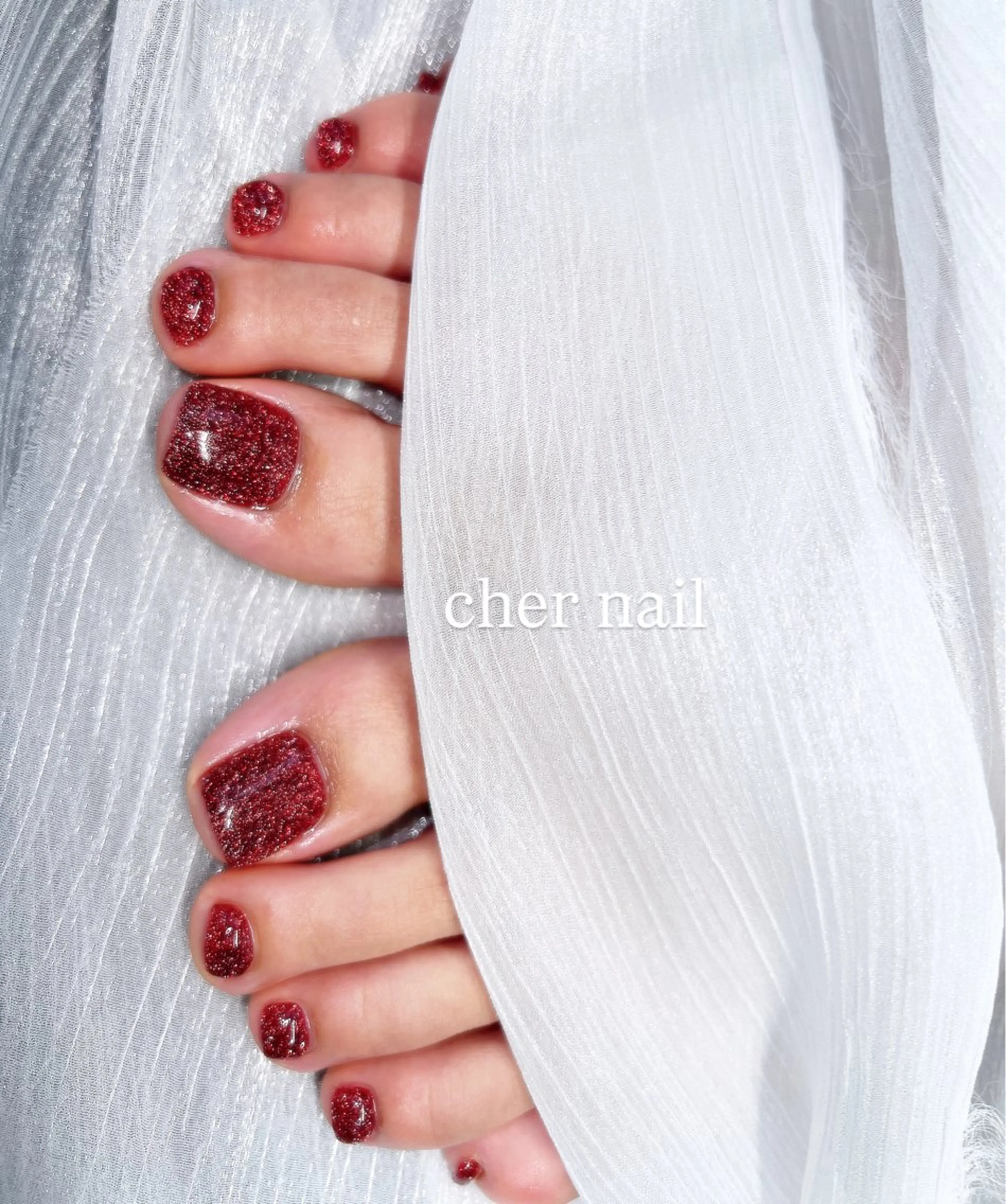 ネイル フラッシュネイル フットネイル CHER NAIL(シェルネイル)所属・cher loydのネイルデザイン