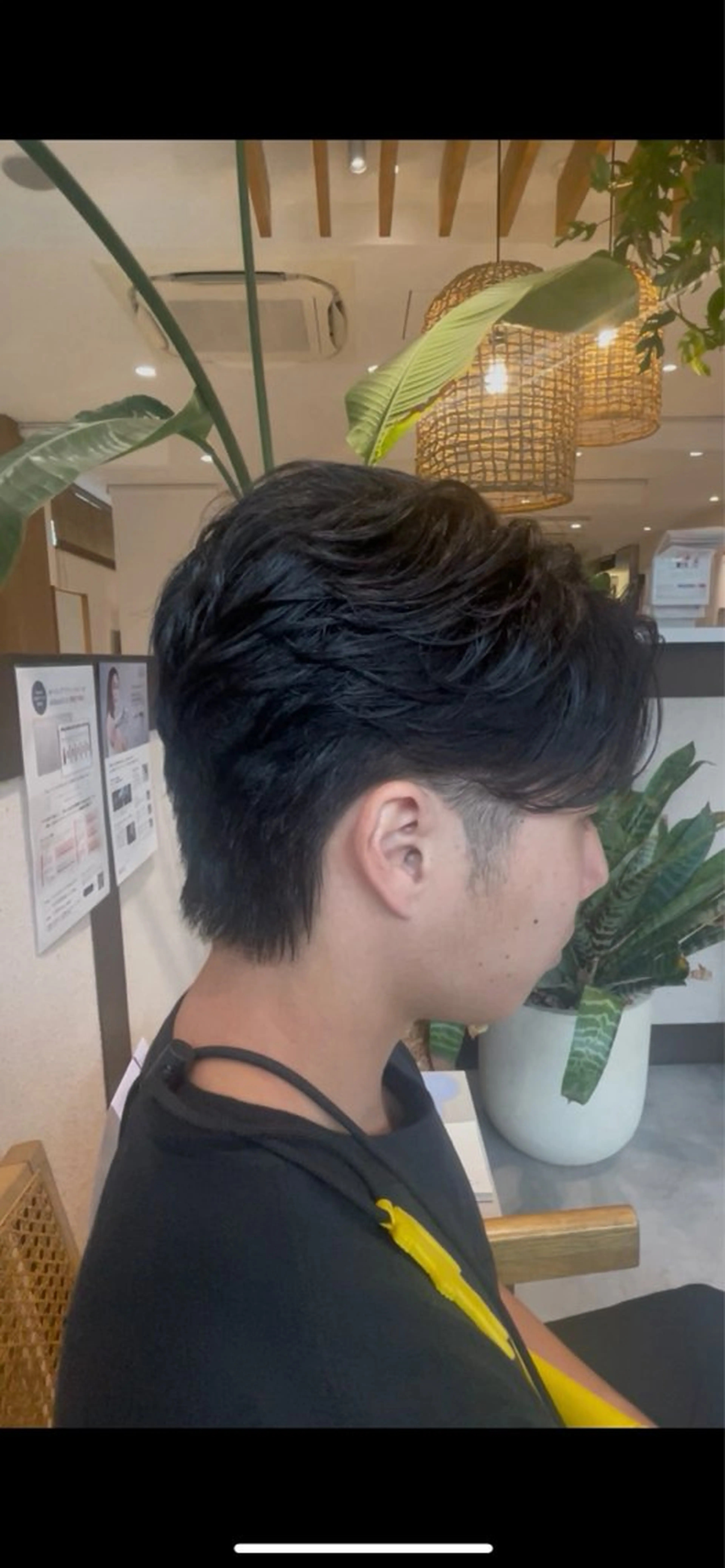 カット✂️+毛流れピンパーマ🌀の写真